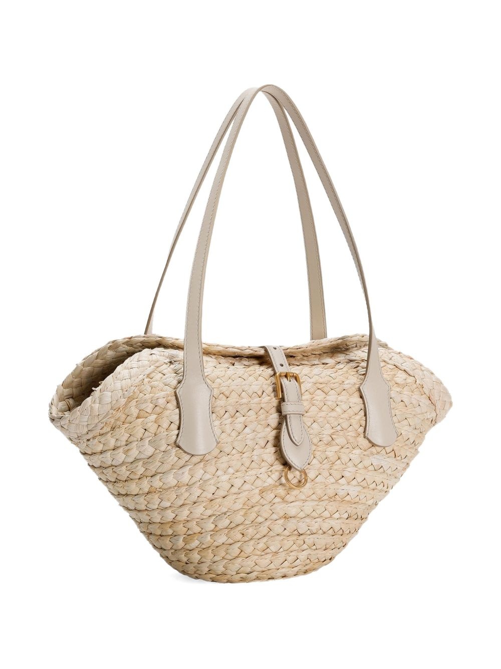 raffia tote bag - 3