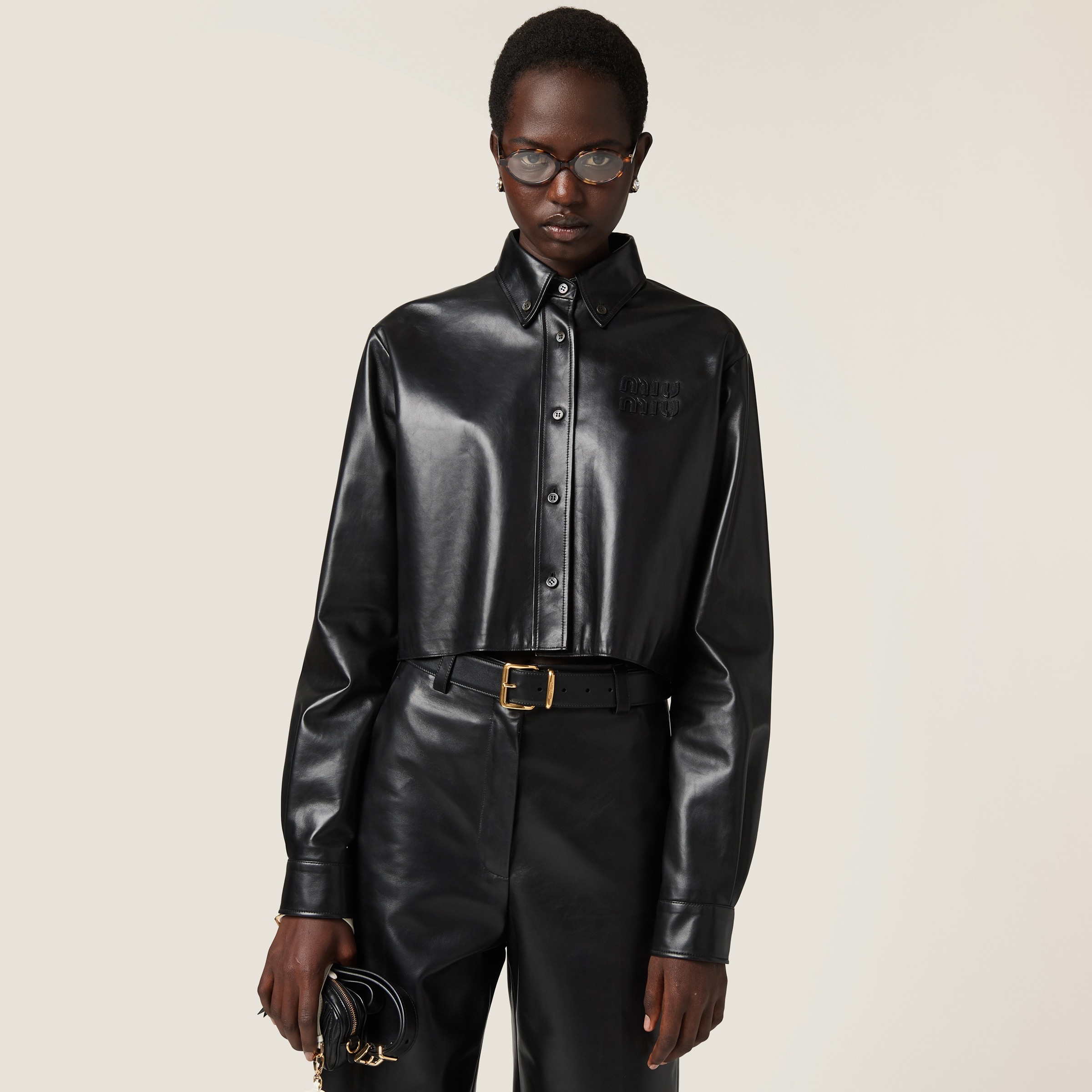 Nappa leather shirt - 2