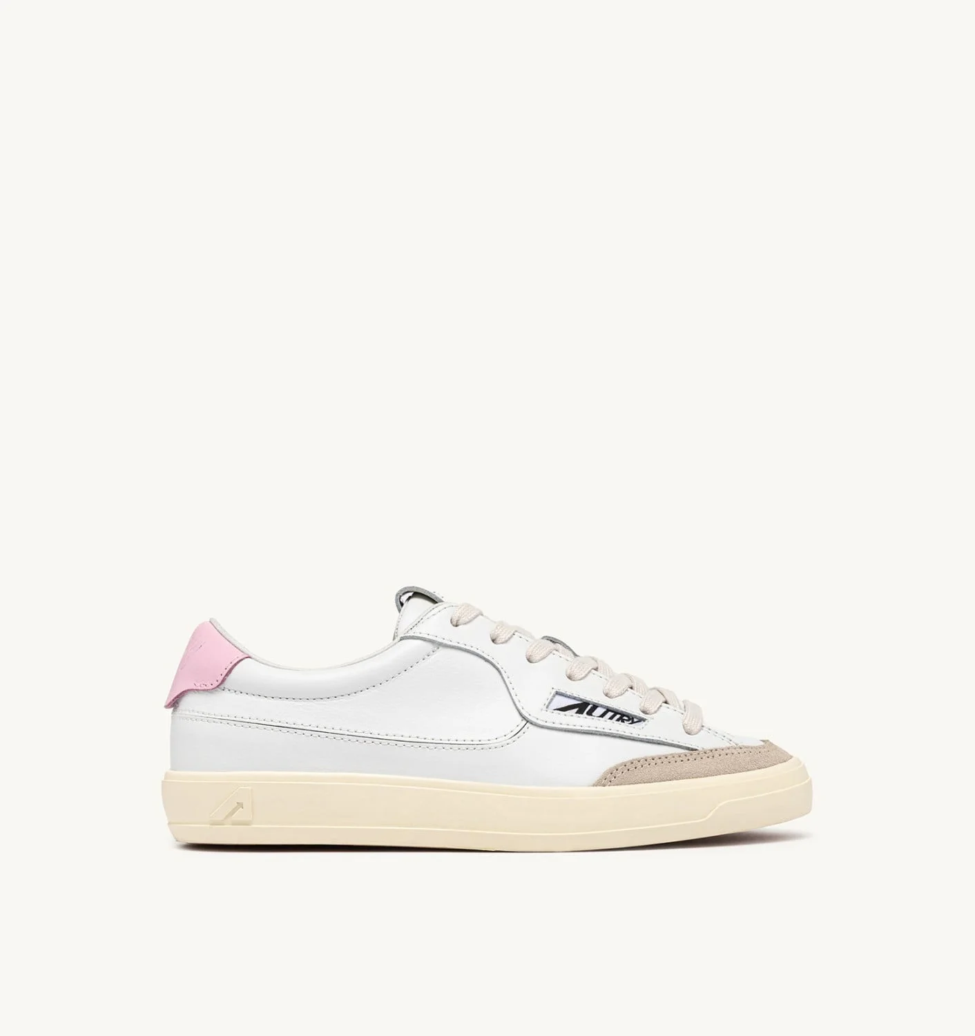 WINDSCAPE LOW SNEAKERS IN WHITE AND FAIRY TALE LEATHER - 1