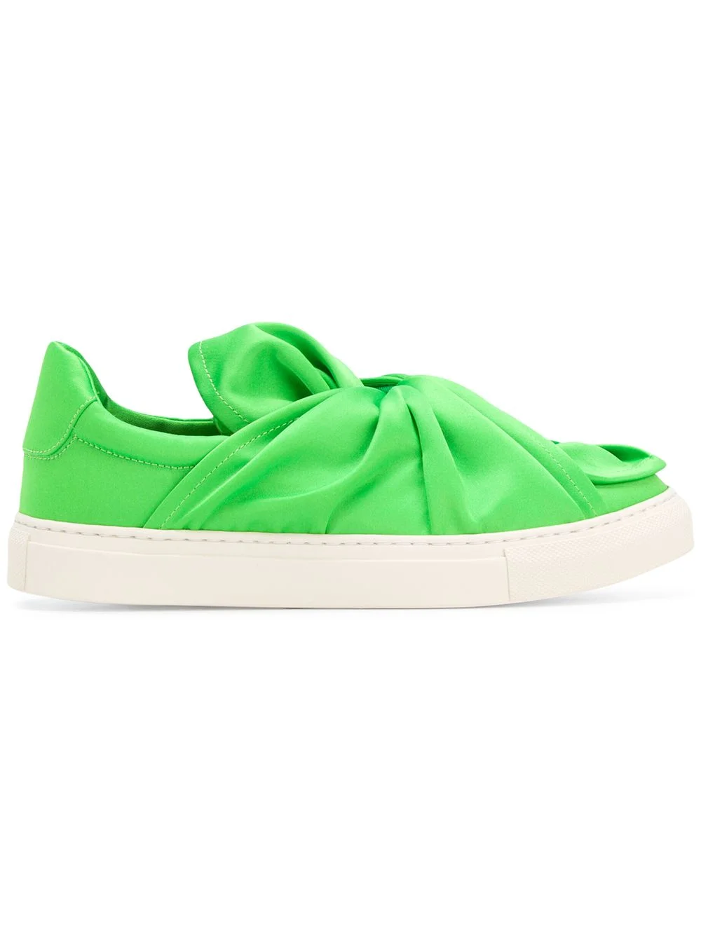 knot front slip-on sneakers - 1