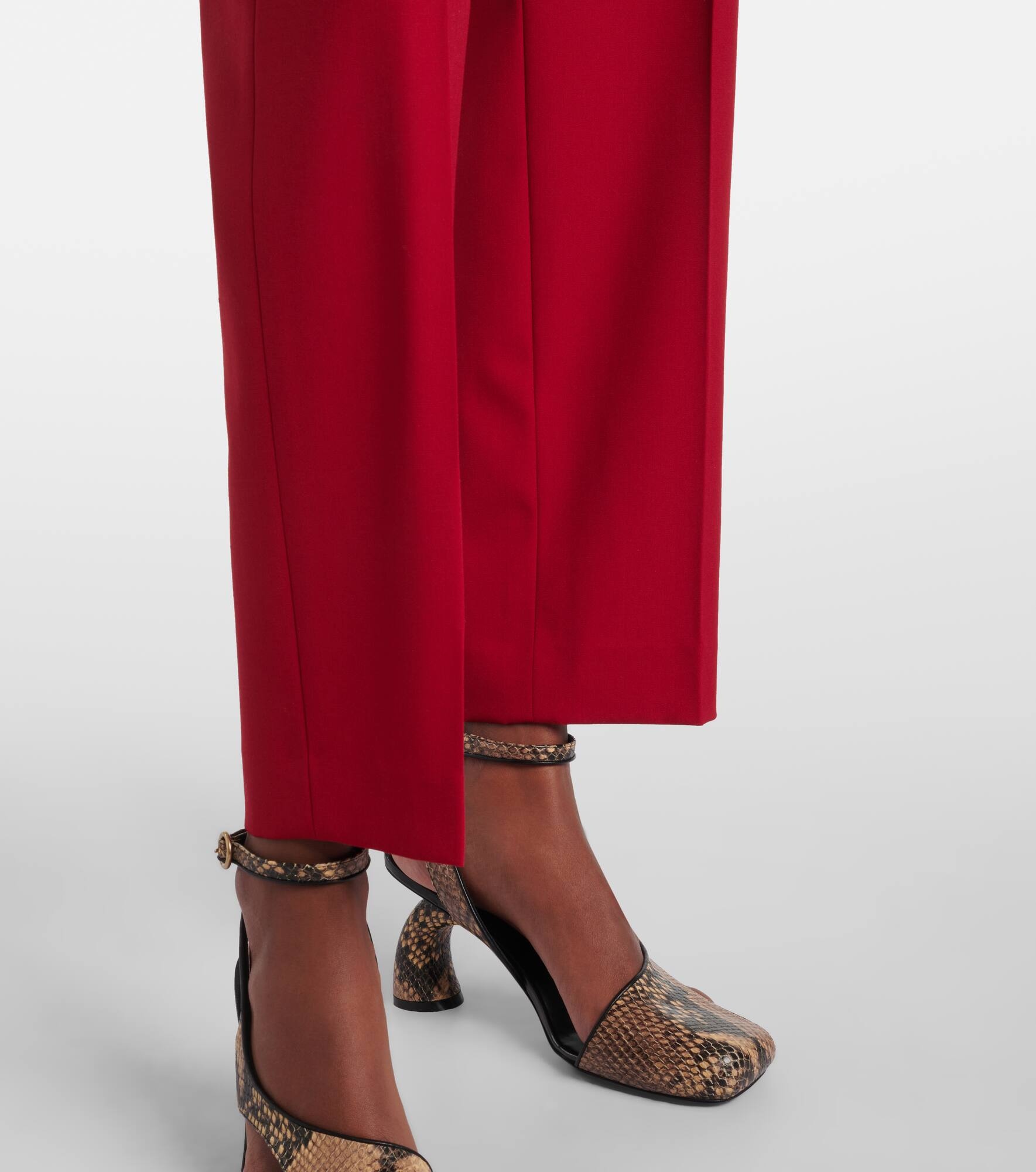 Wool slim pants - 5