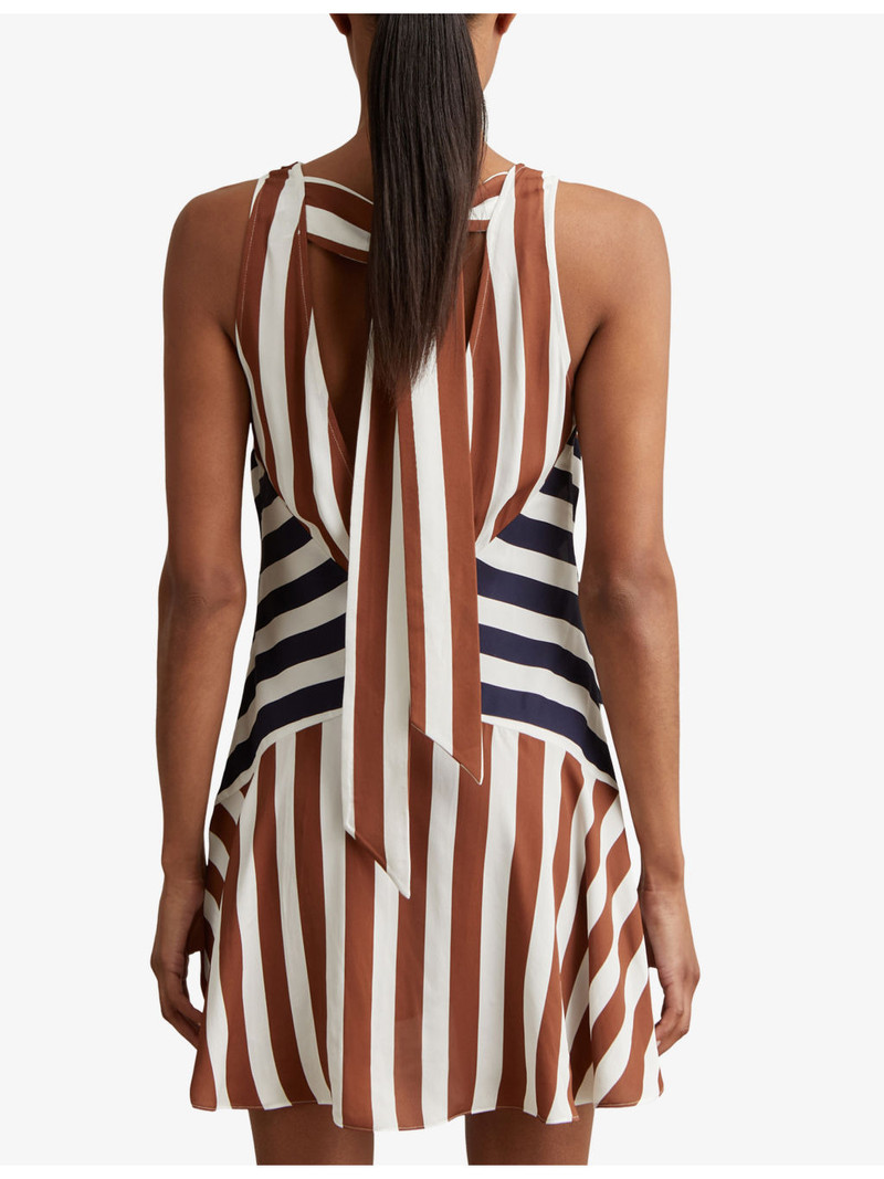 Esme Striped Woven Mini Dress 4