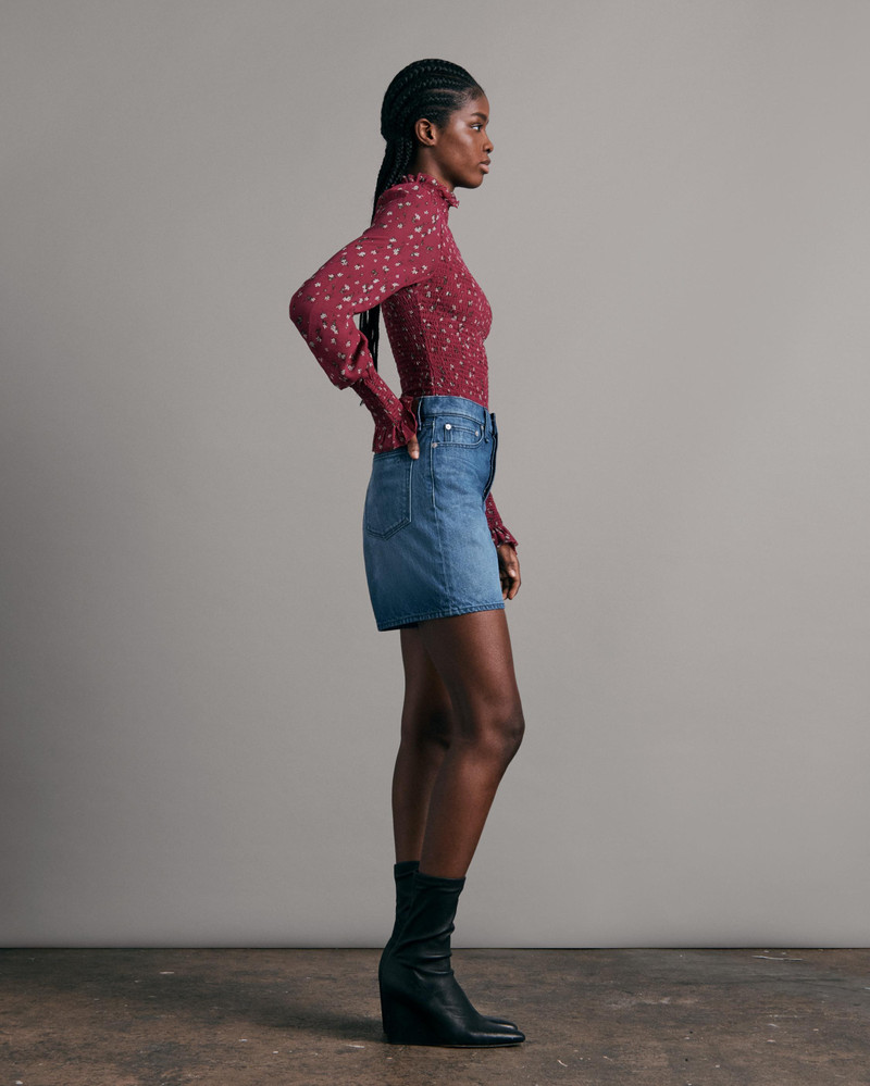 Maya 6 Inch Short - Poppy
Relaxed Fit Mid Indigo Jean Short 3