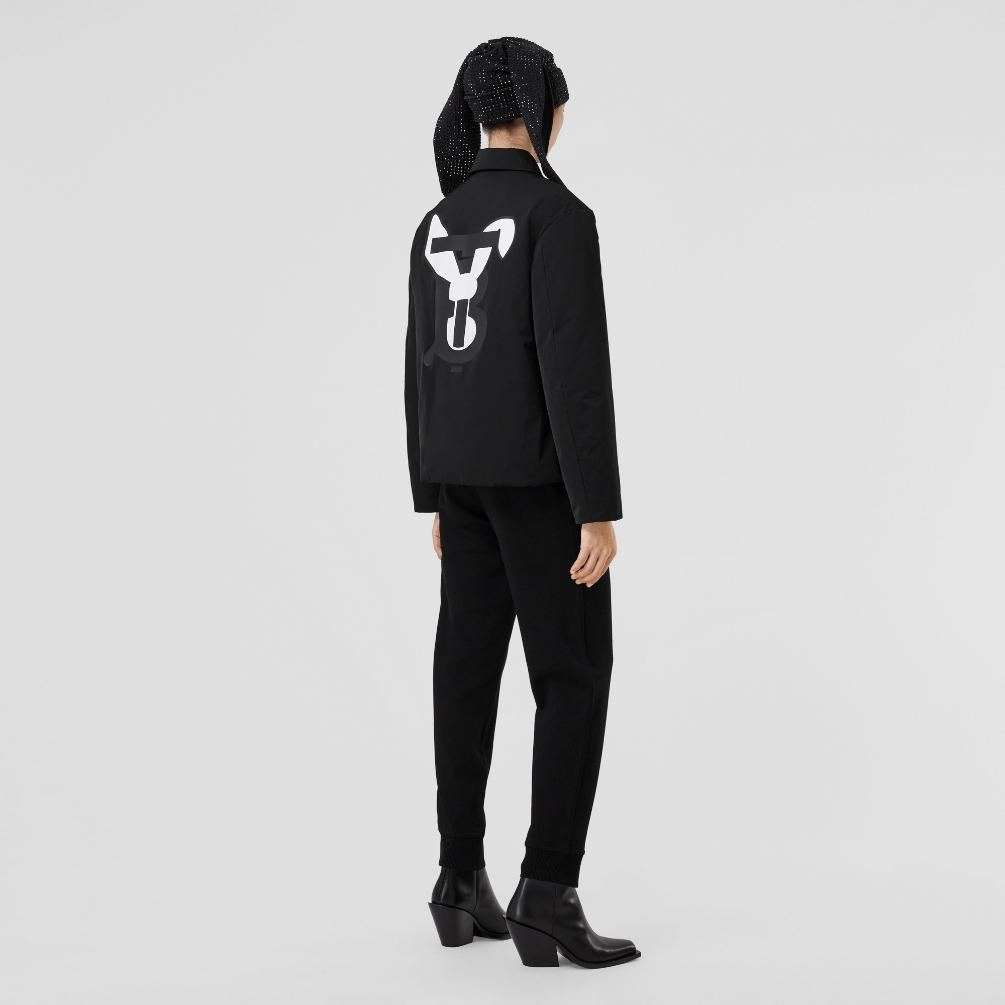 Reversible Rabbit Print Quilted Jacket - 6