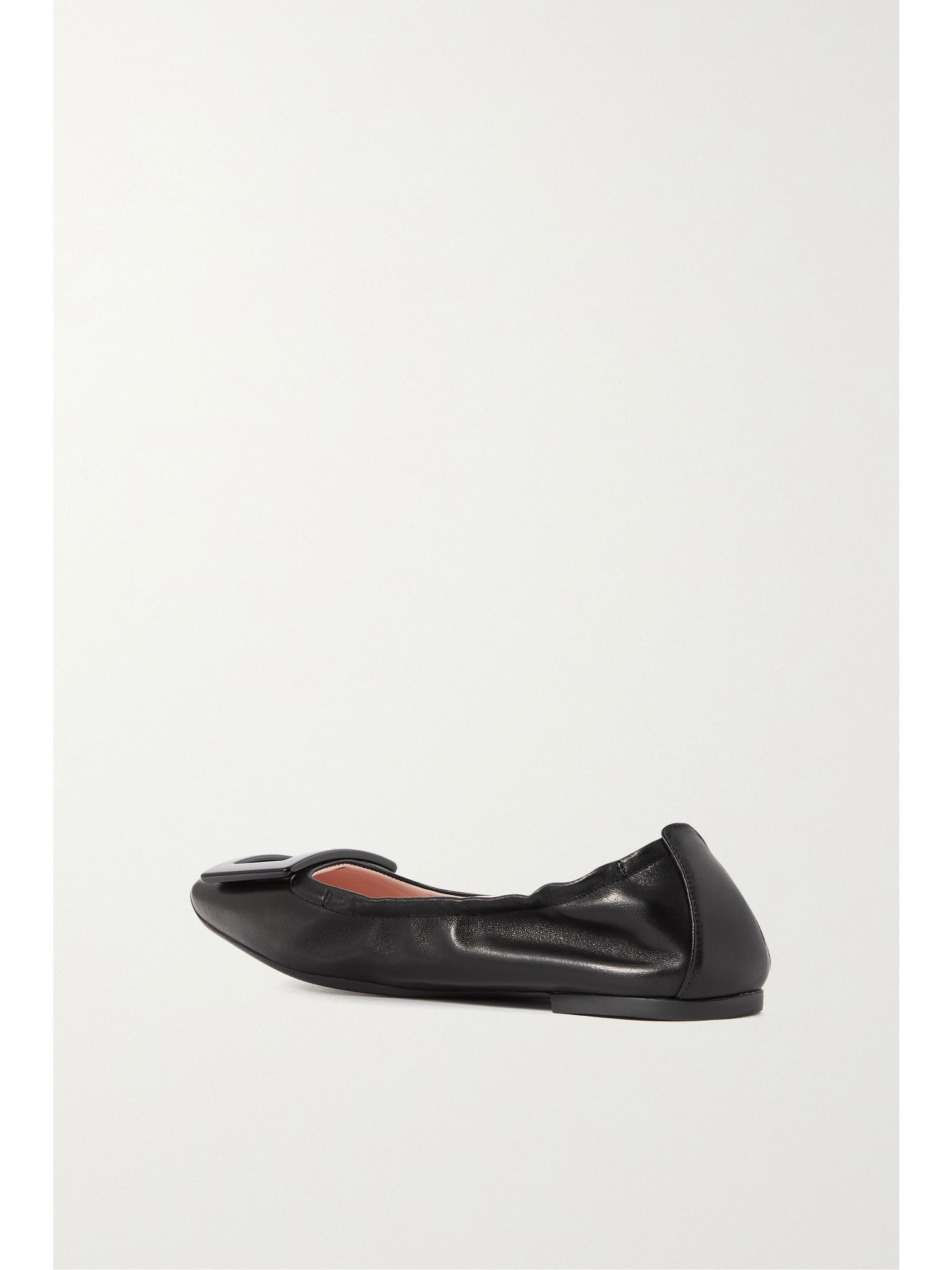 Viv Pockette leather ballet flats Black - 3