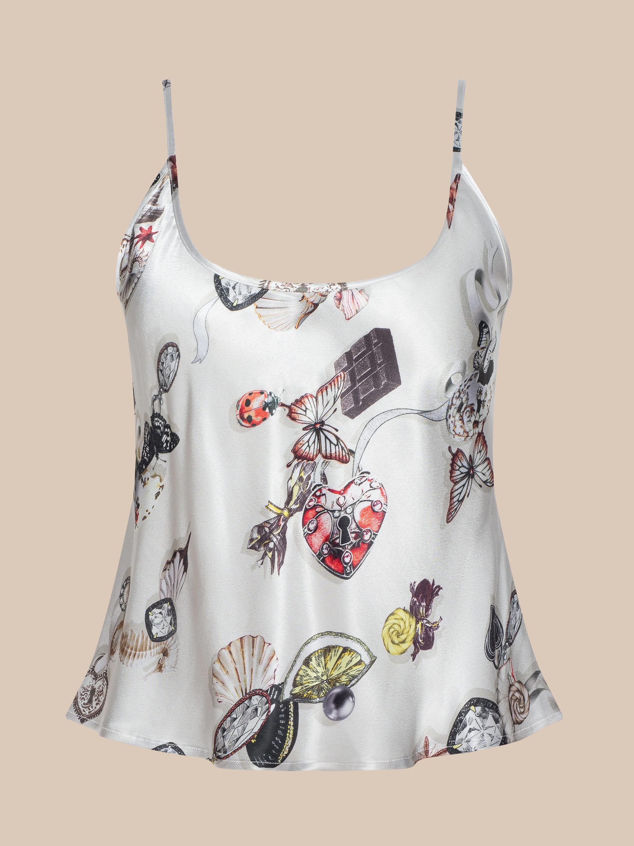 Charmy Satin Camisole - 1