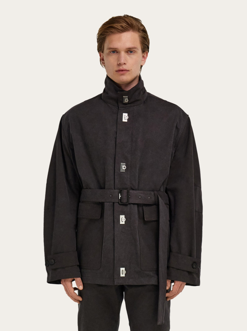 Cropped parka with hood 9