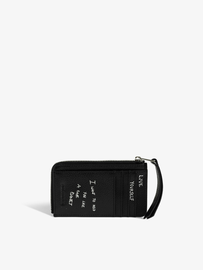 Zadig & Voltaire ZV Card Graffiti Card Holder outlook