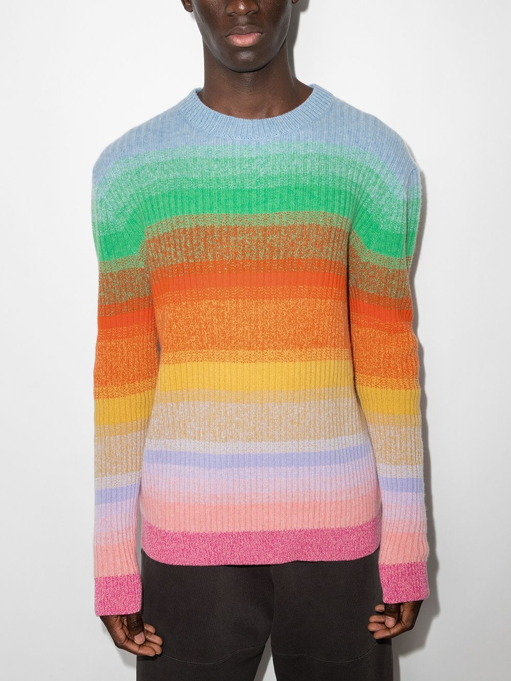 Morph striped crew neck jumper - 2