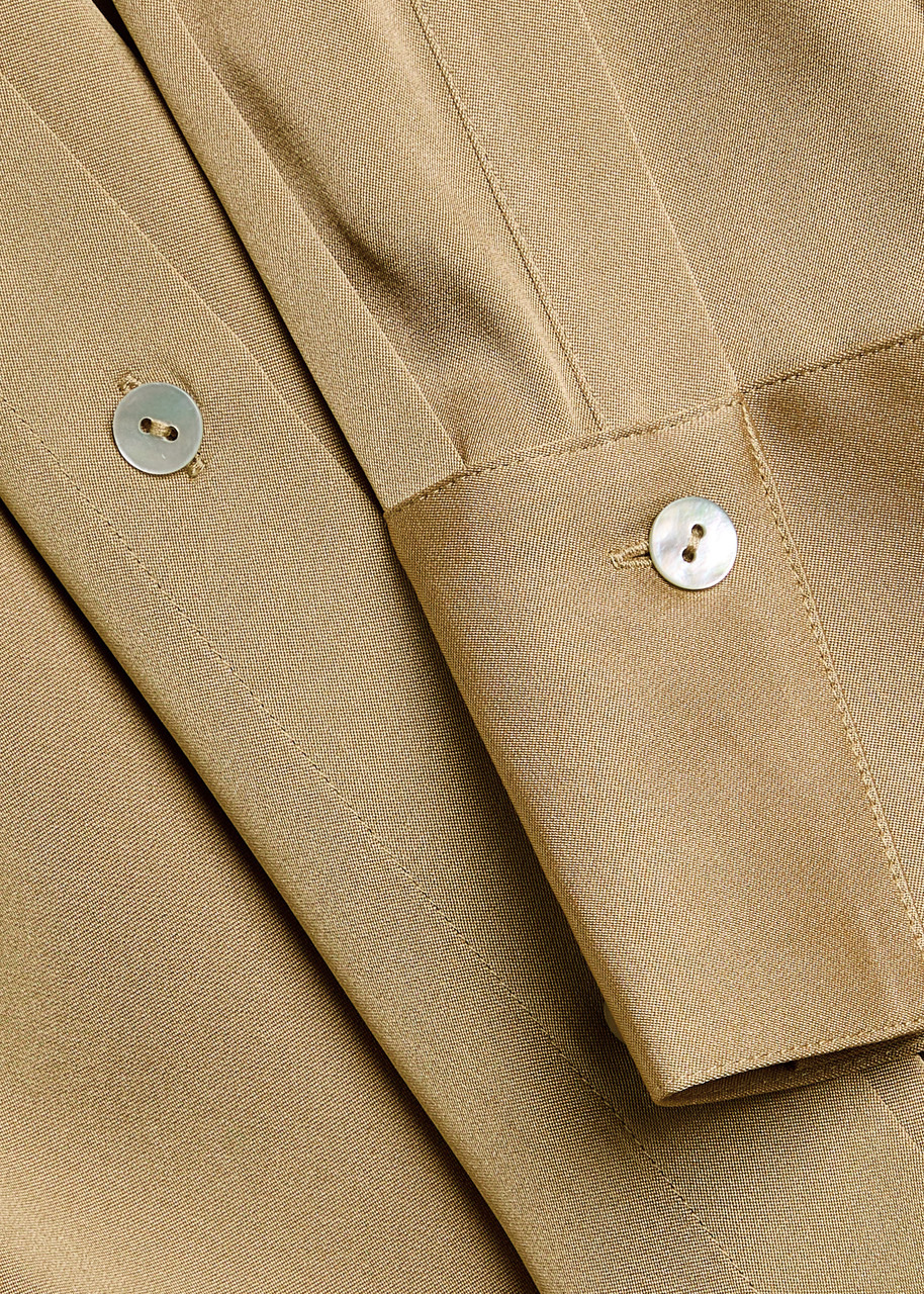 Vince Stretch Silk-blend Shirt - 5