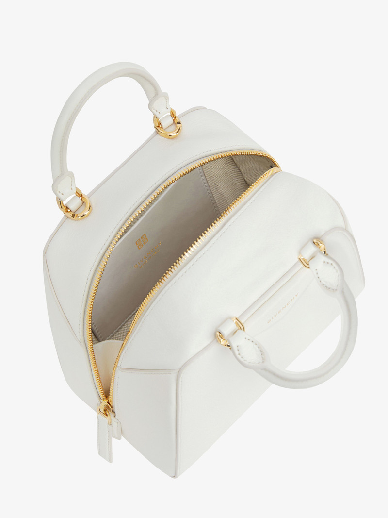 NANO ANTIGONA CUBE BAG IN LEATHER 6