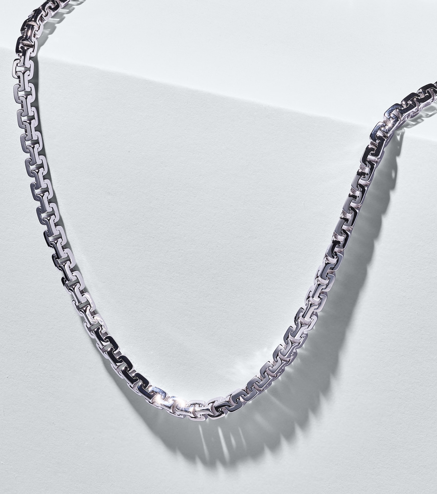 Sterling silver chain necklace - 5