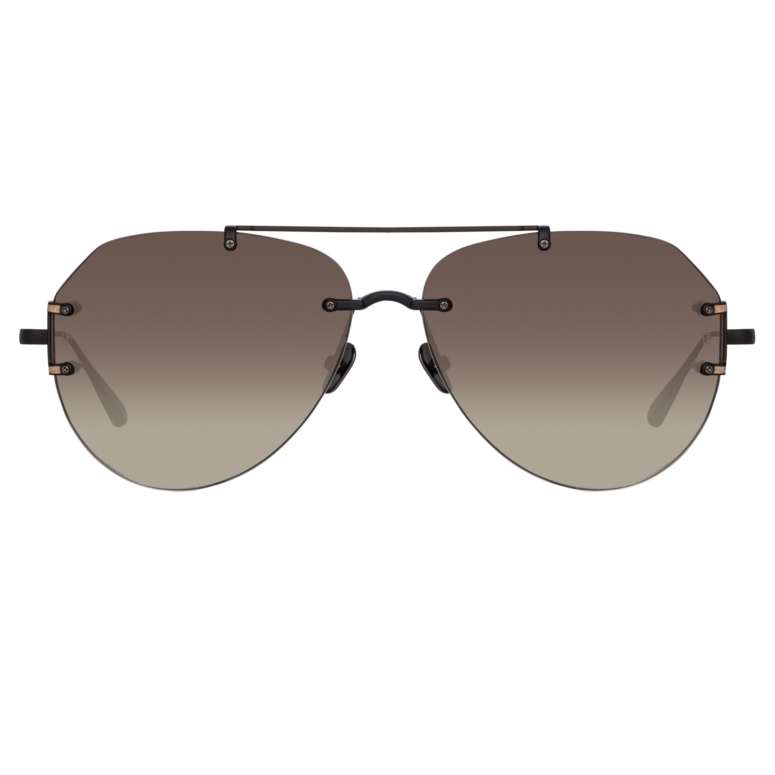 DUIT AVIATOR SUNGLASSES IN BLACK - 1