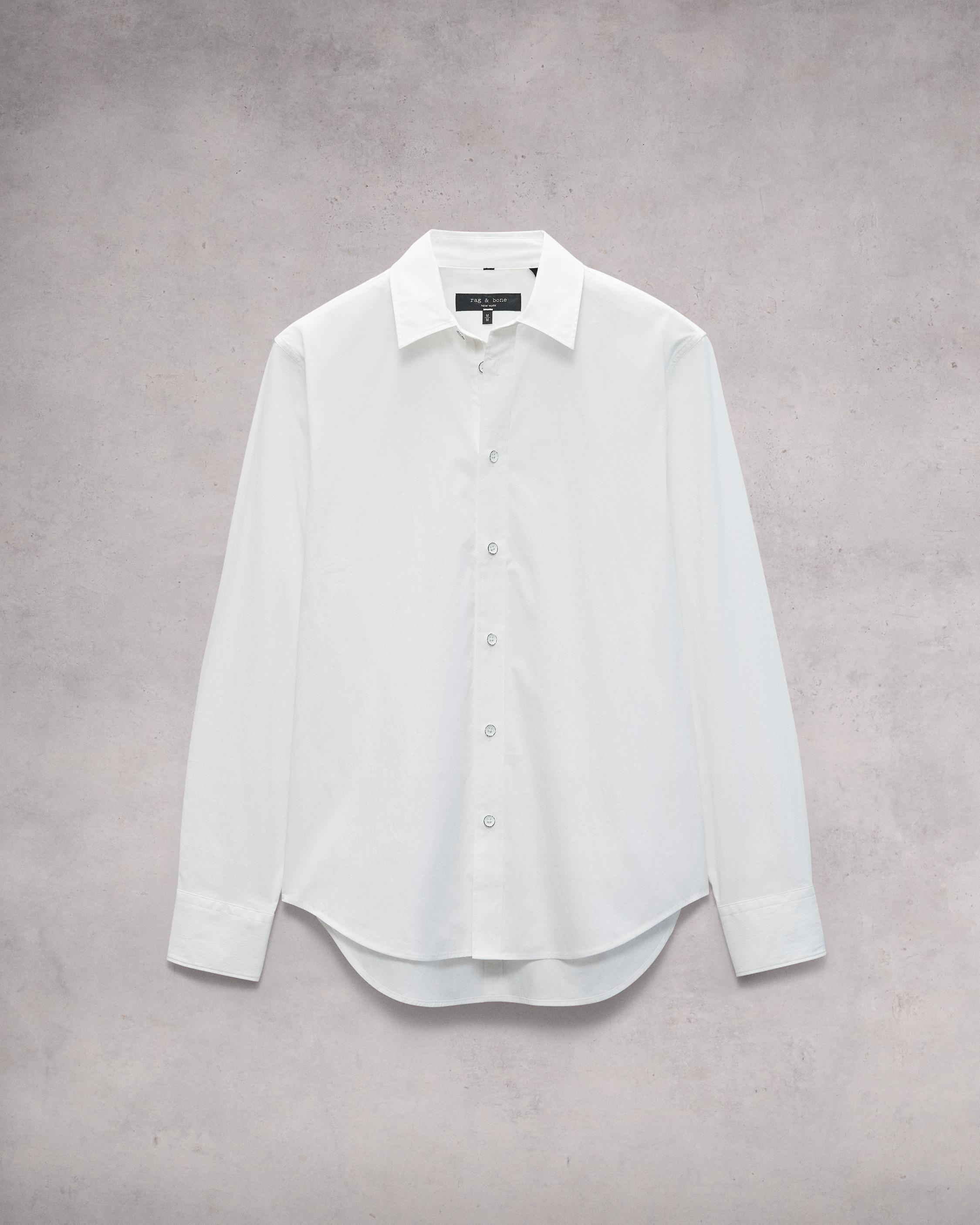 Tomlin Cotton Poplin Shirt
Relaxed Fit Button Down - 1
