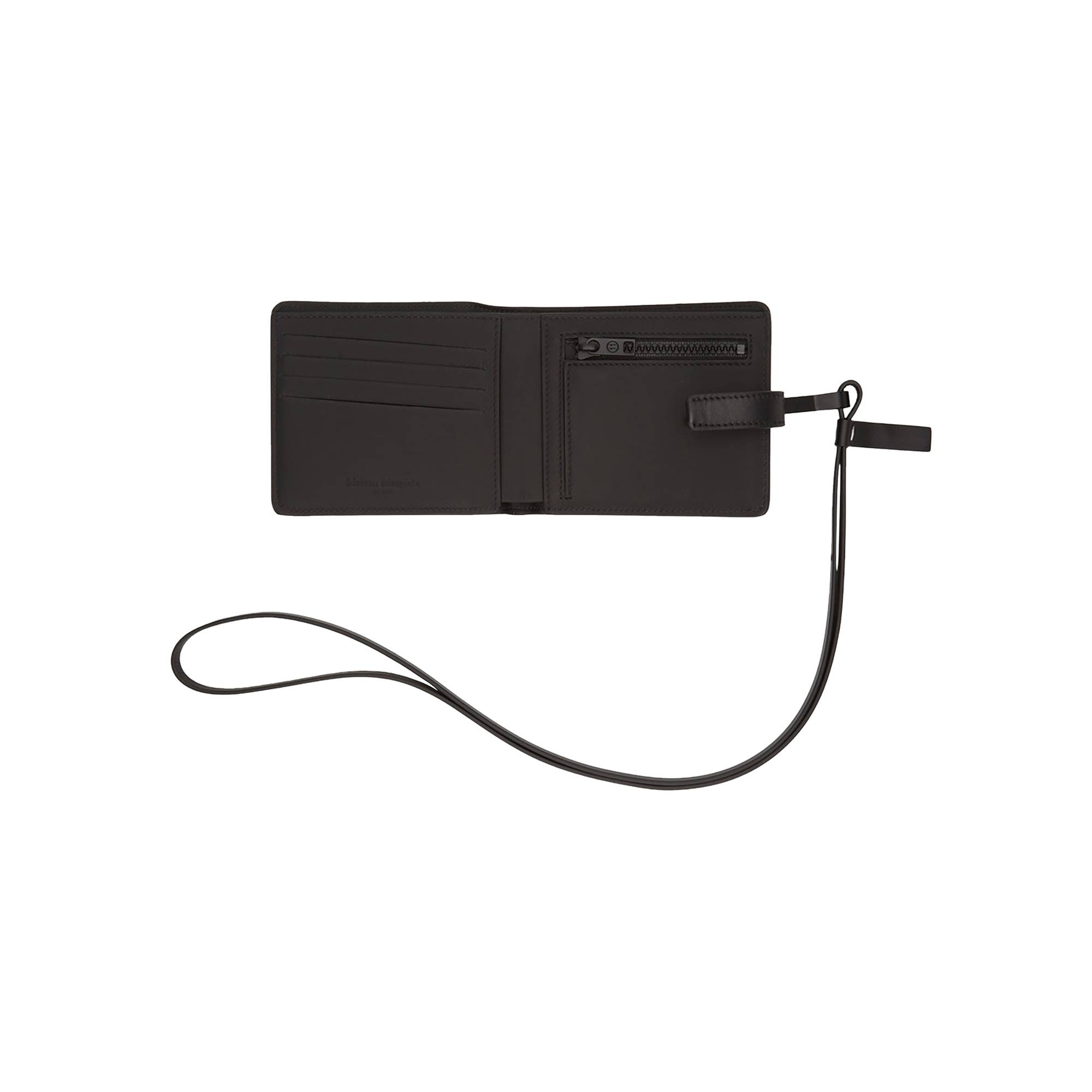 Maison Margiela Lanyard Strap Wallet 'Black' - 3
