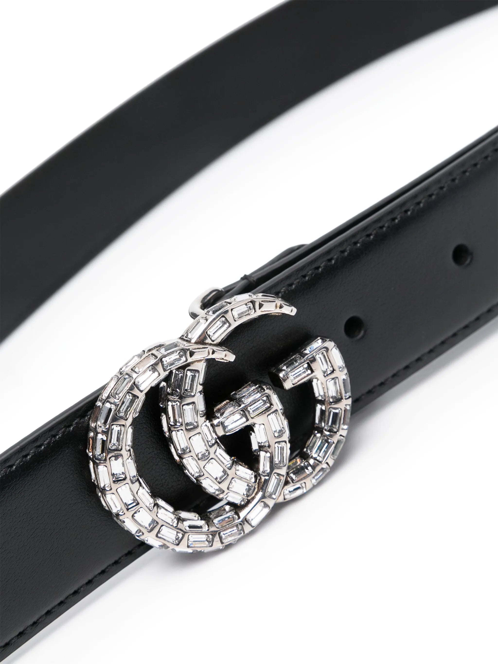 Double G Crystal-embellished Belt - 2
