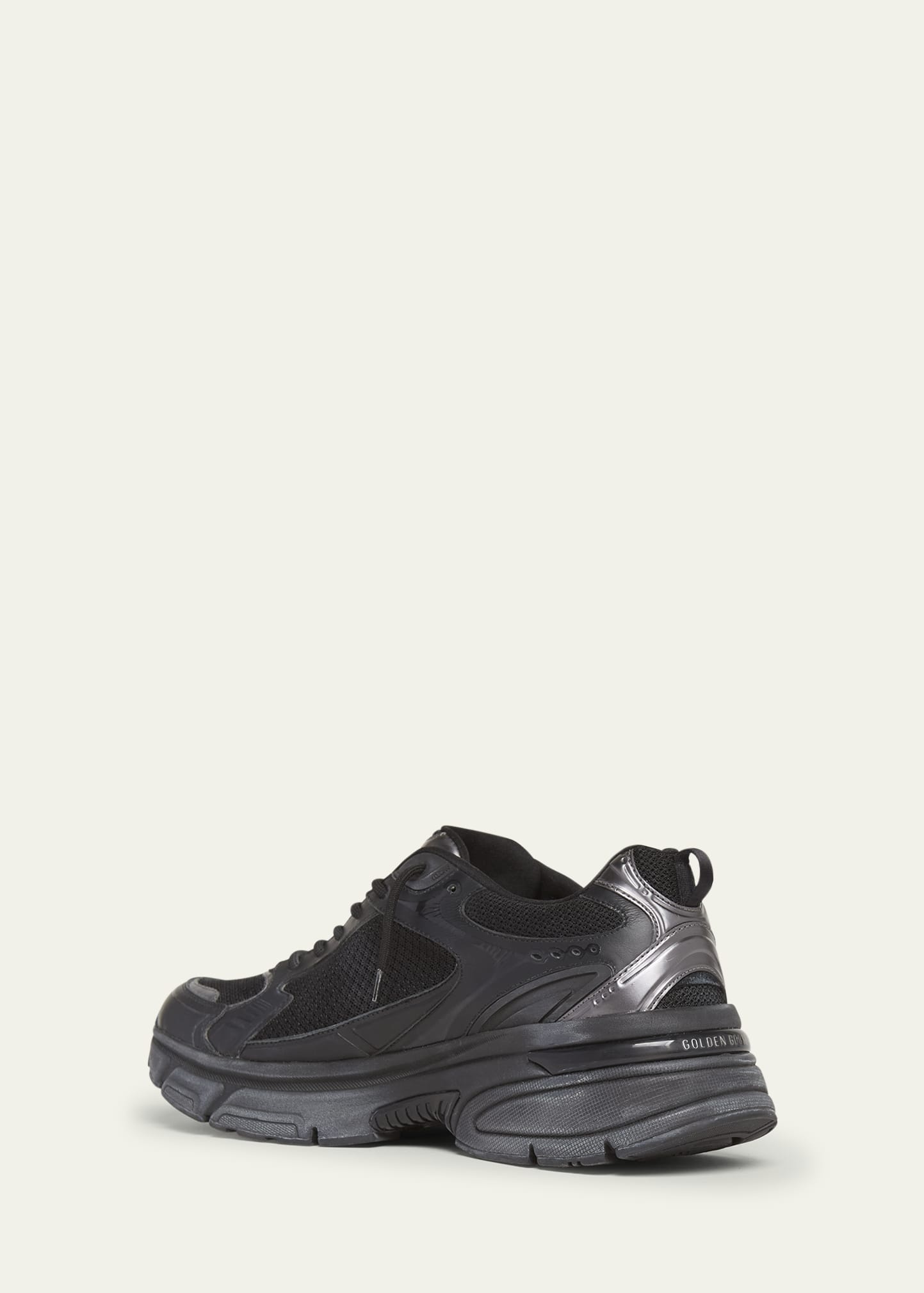 Men's Lightstar Mesh and Leather Sneakers - 4
