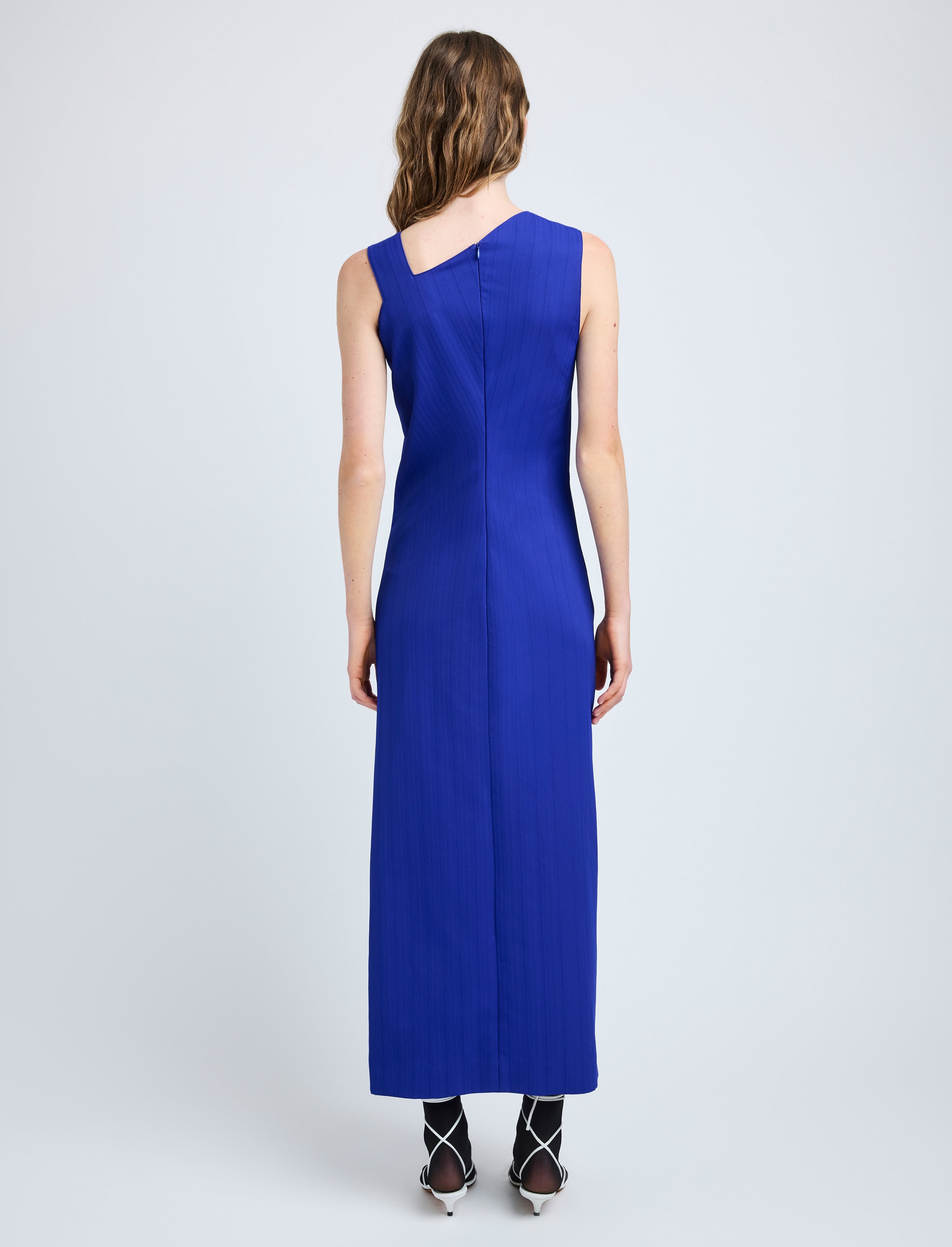 Jackie Dress in Technical Nylon Jacquard - 4