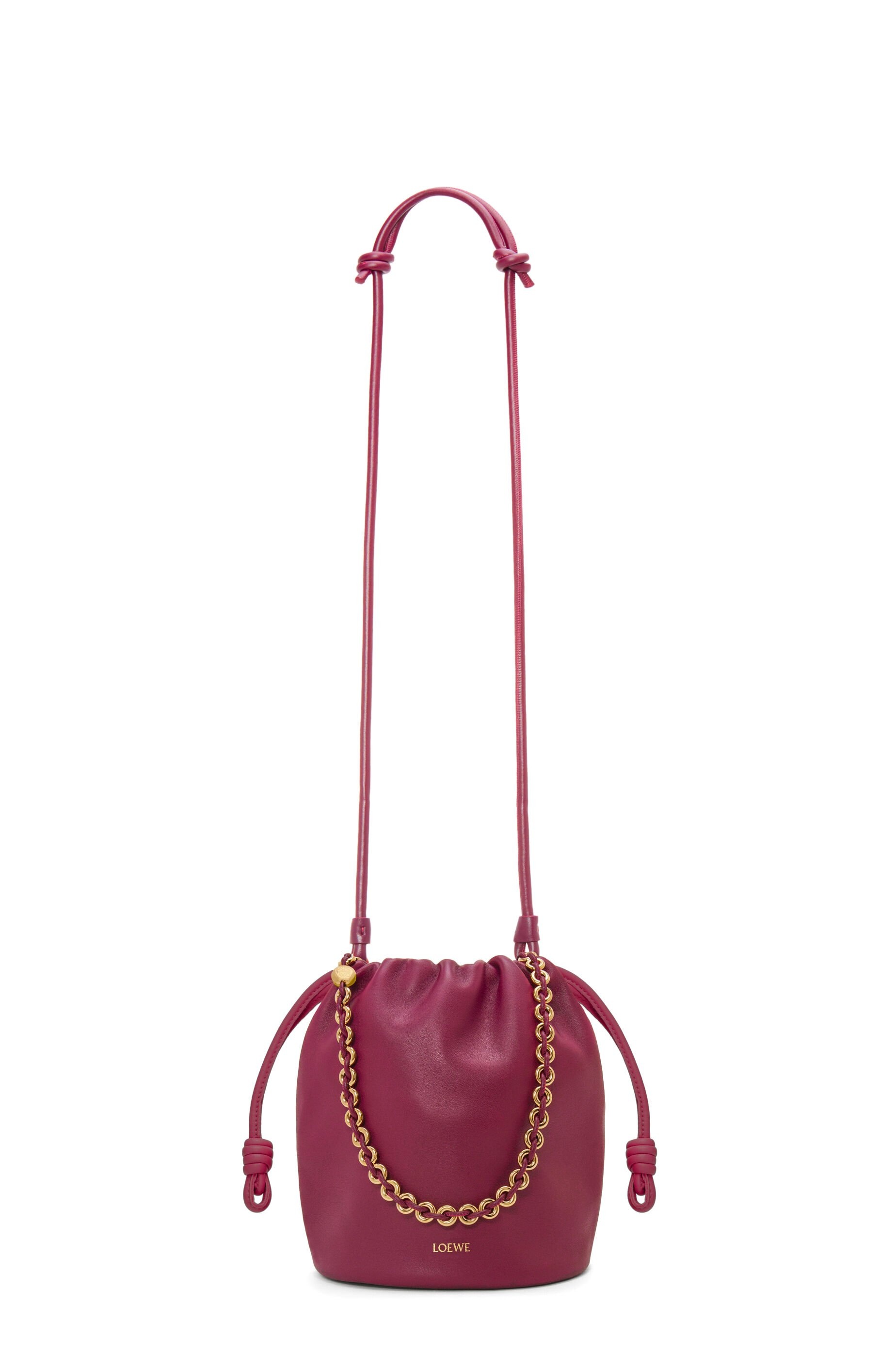 Flamenco Purse Bucket bag in mellow nappa lambskin - 7