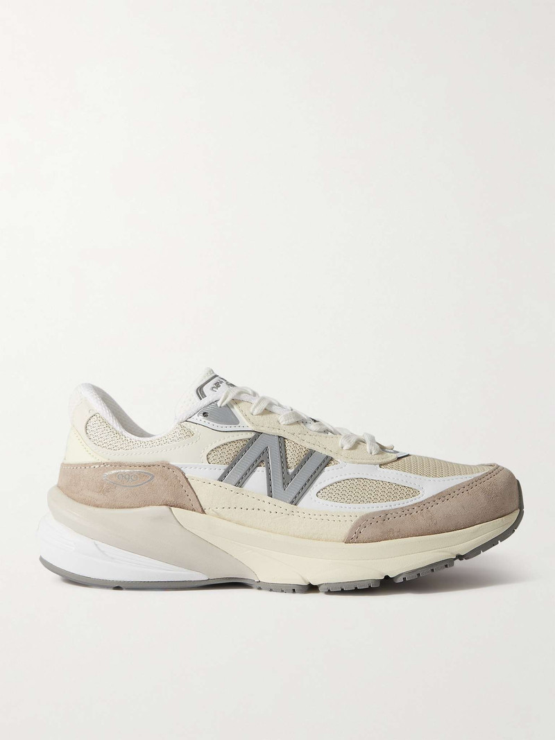 990v6 Suede and Mesh Sneakers - 1