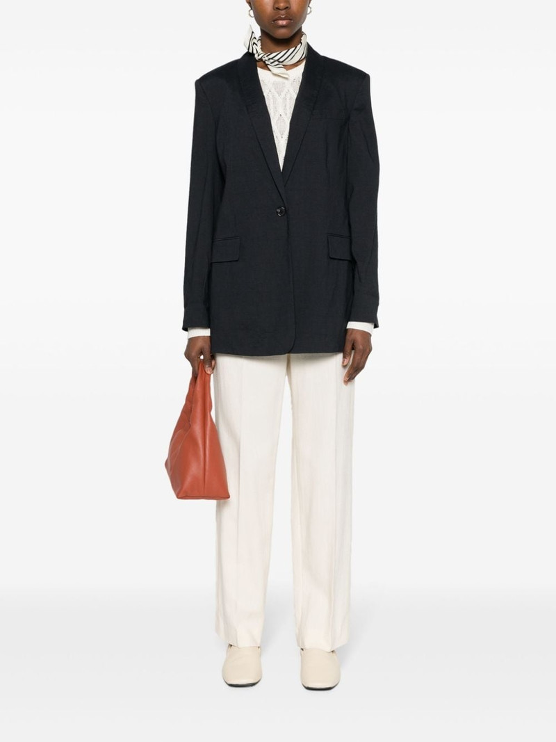 Theory shawl-lapels single-breasted blazer outlook