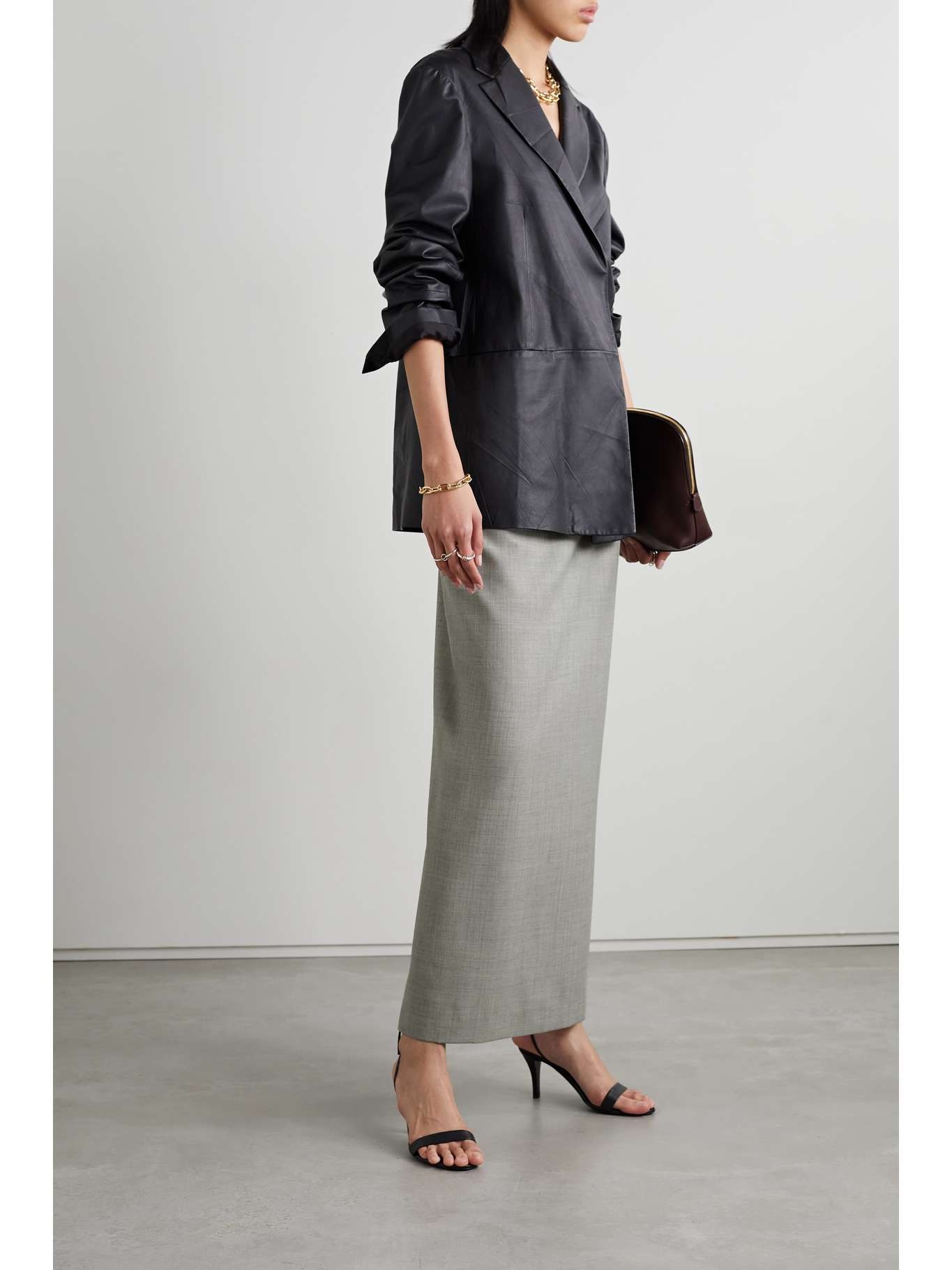 Bartelle wool maxi skirt