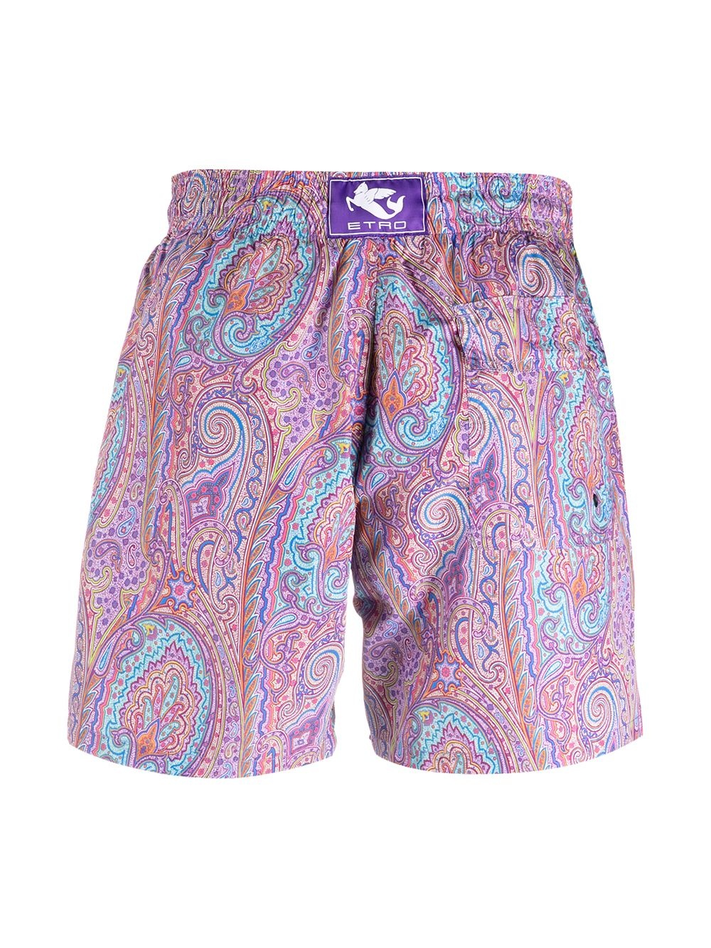 paisley-print swim shorts - 2