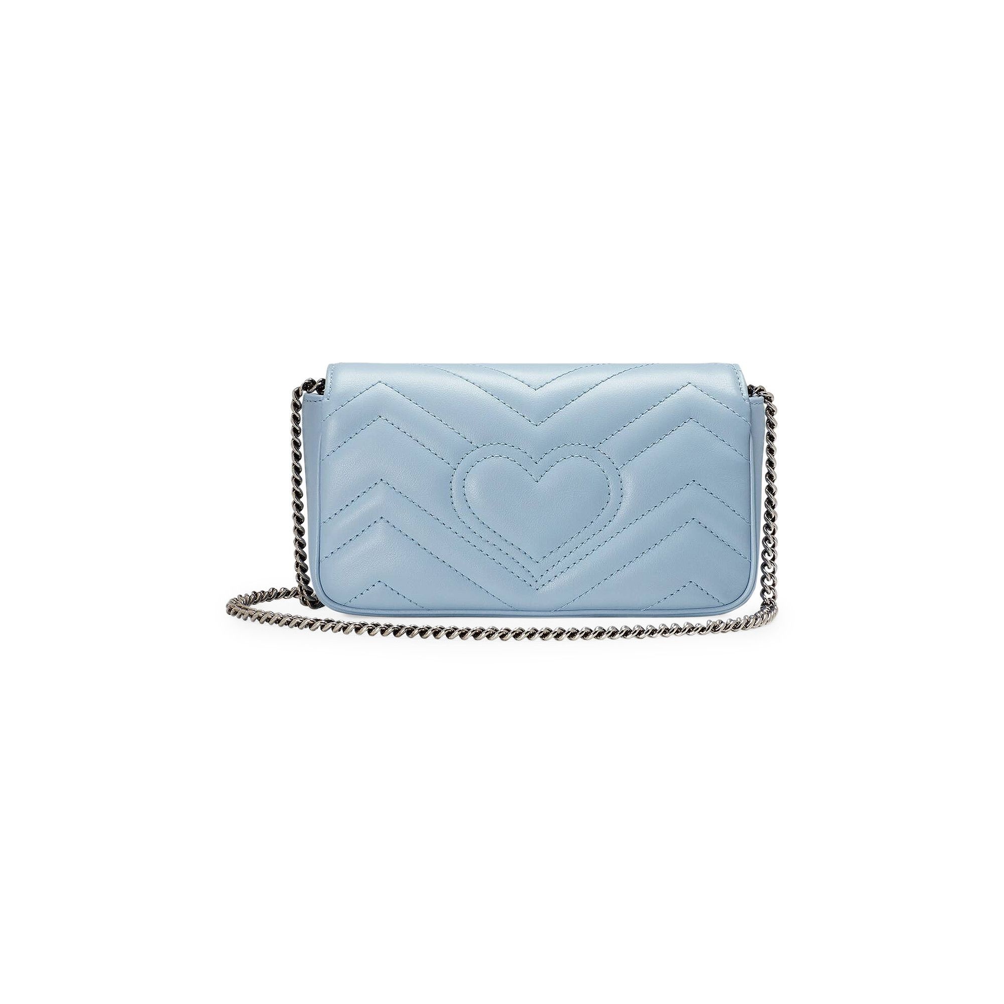 Gucci GG Marmont Super Mini Bag 'Pastel Blue' - 2