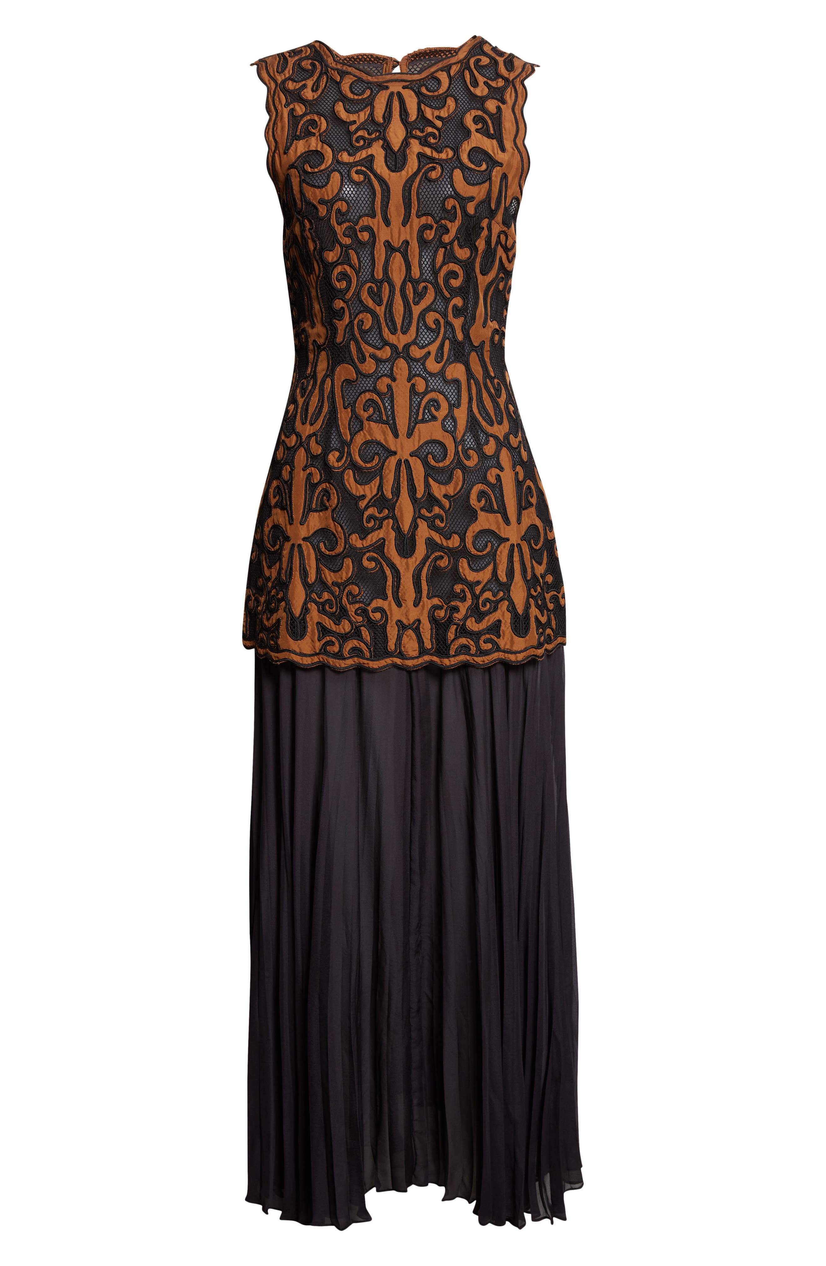 Ulla Johnson Auryn Appliqué Sleeveless Maxi Dress in Saffron at Nordstrom - 5