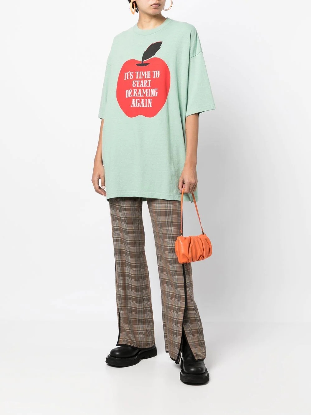 slogan-print cotton T-shirt - 2