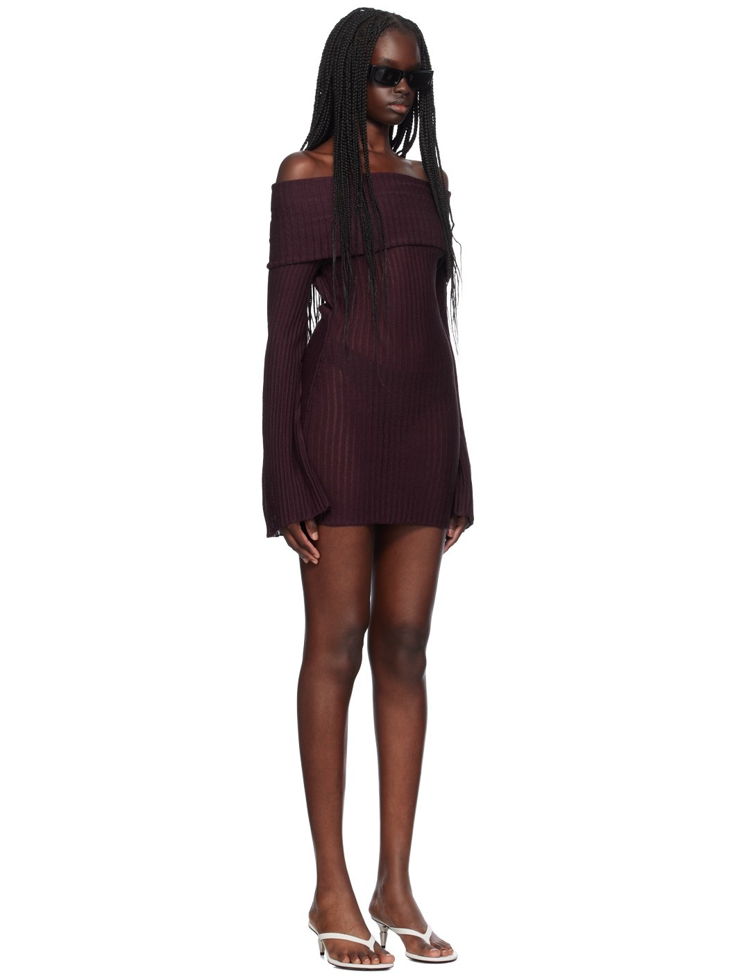 Burgundy Sava Minidress - 2