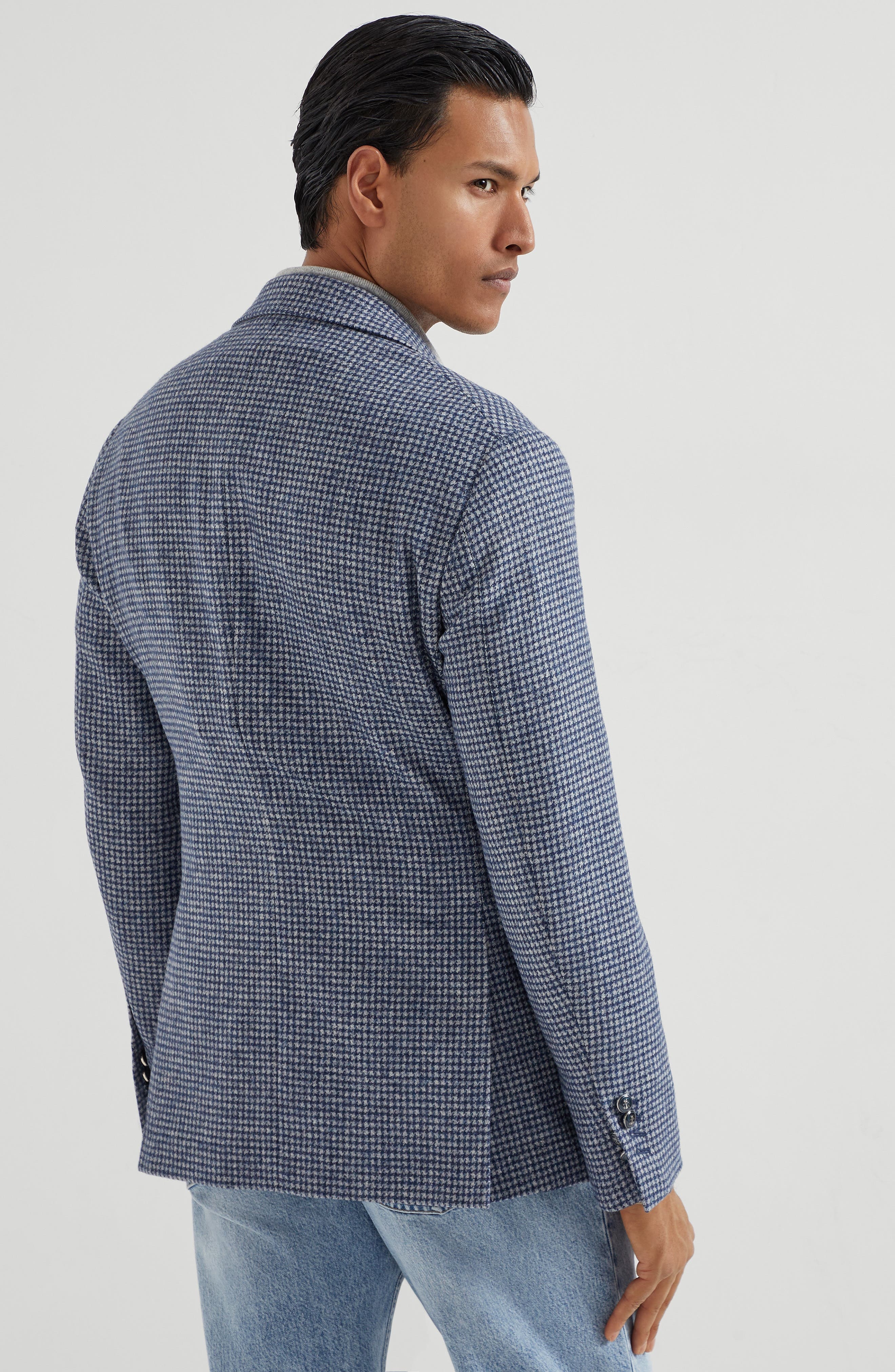 Brunello Cucinelli Deconstructed Cavallo blazer in Denim at Nordstrom - 3