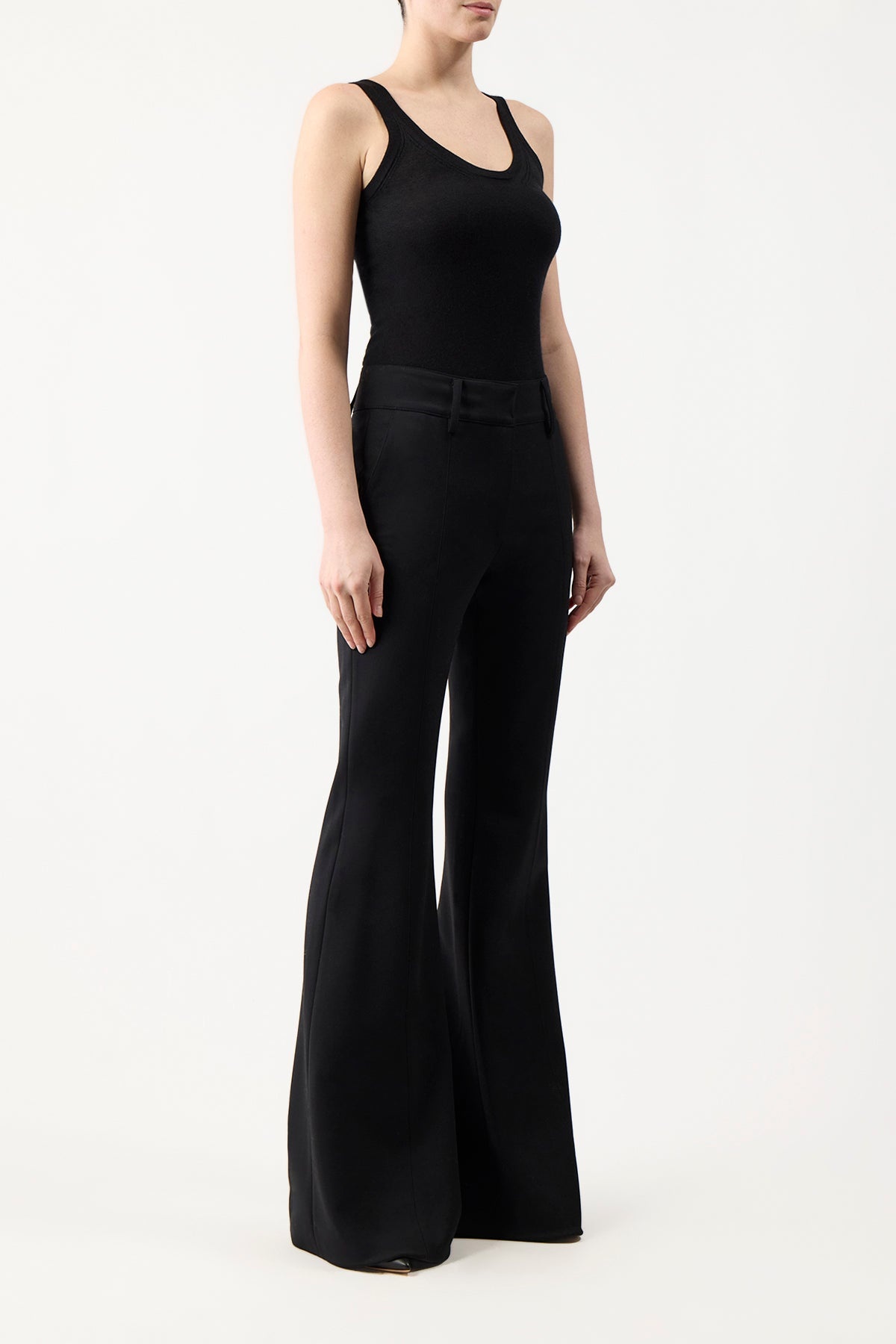 Toby Tank in Silk Cashmere - 3