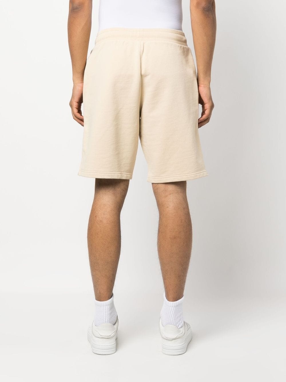 stretch-cotton track shorts - 4