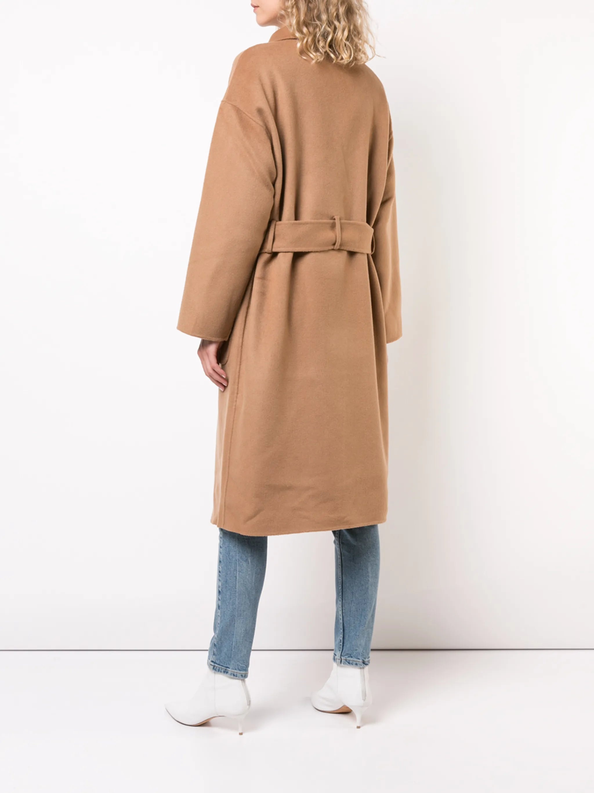 Anine Bing Dylan Belted Double-breasted Coat - 4