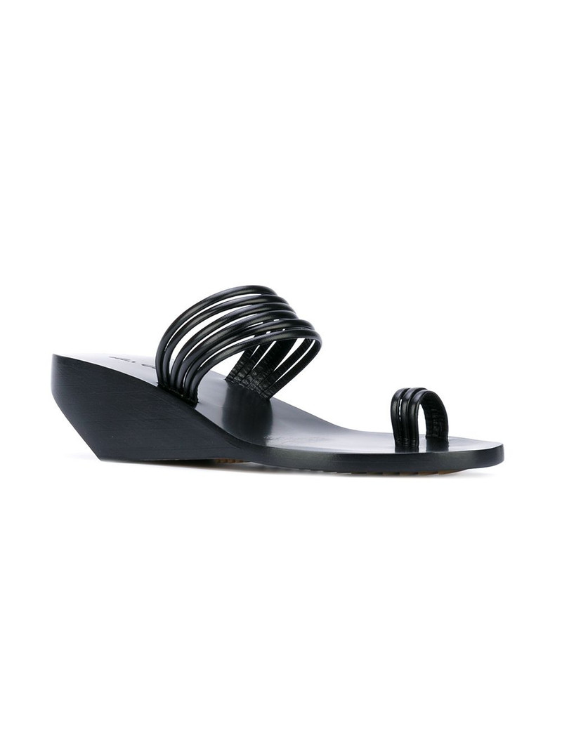 Rick Owens geometric sandals outlook