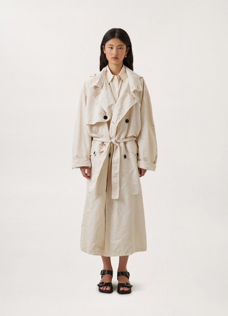 HOODED DOUBLE BREASTED PARKA 3