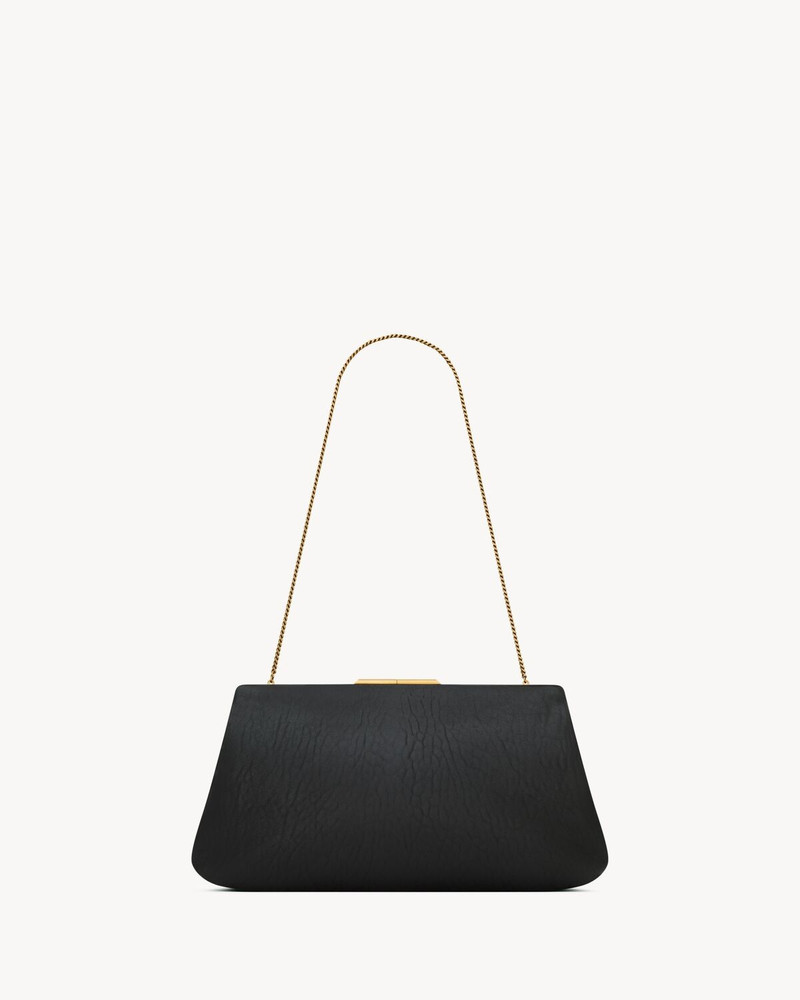 SAINT LAURENT CLUTCH LARGE IN LAMBSKIN - 1