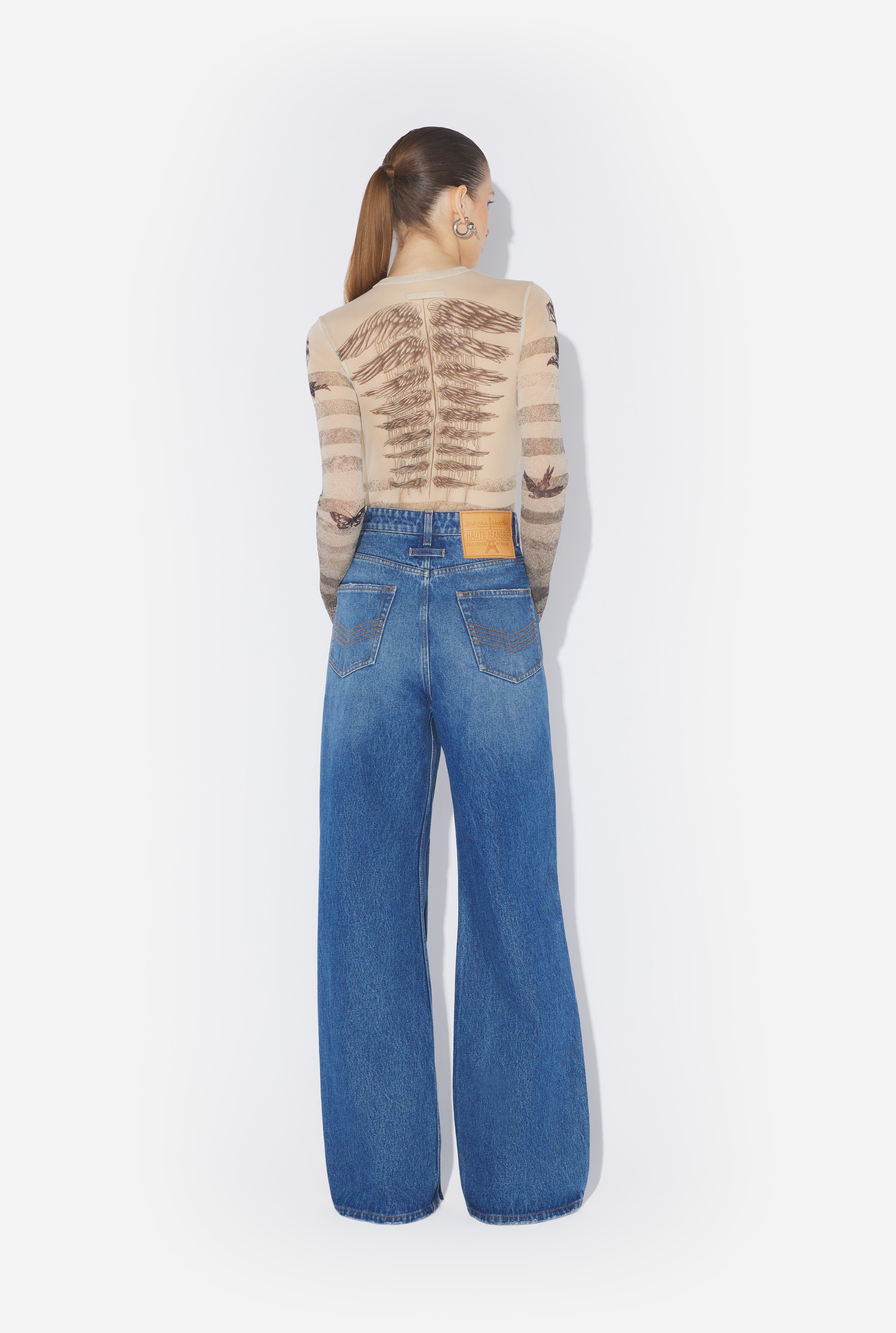 Jean Paul Gaultier THE BUTTONED DENIM JEANS | REVERSIBLE