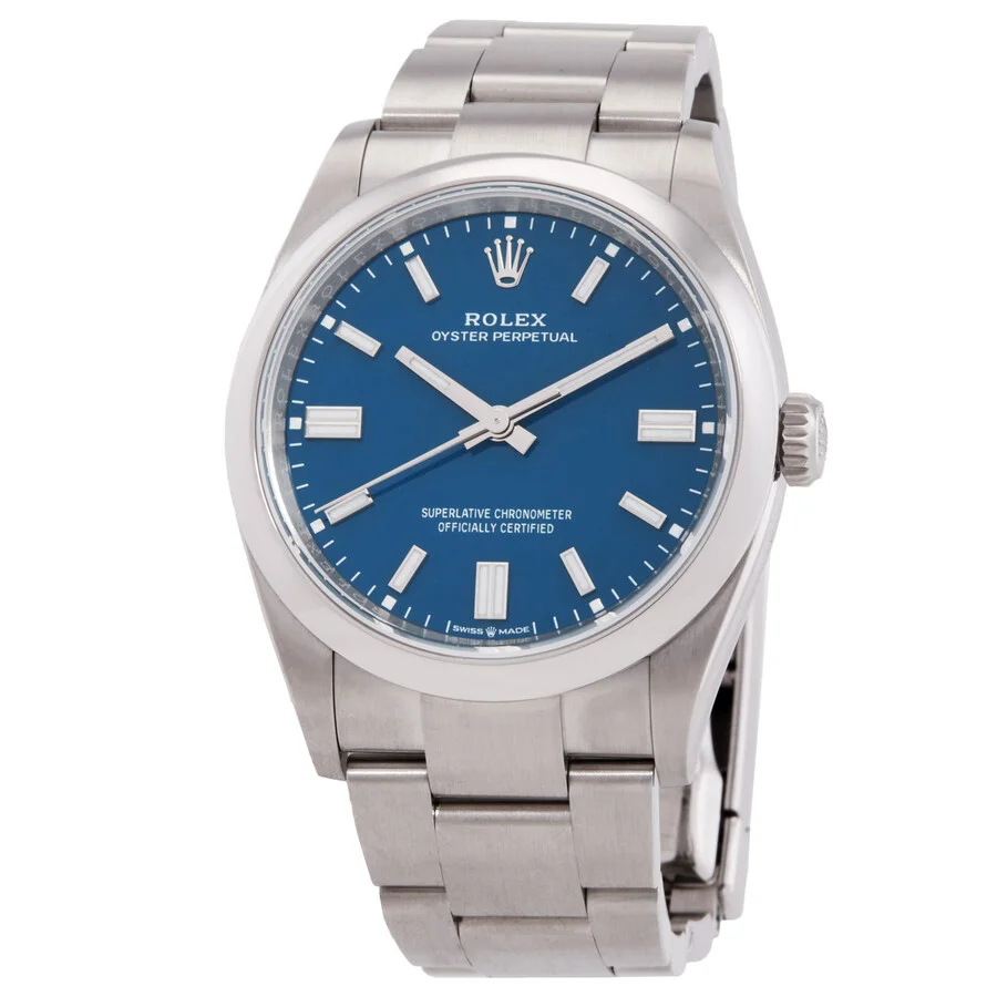 Rolex Oyster Perpetual Automatic Chronometer Blue Dial Men's Watch M126000-0015 - 1