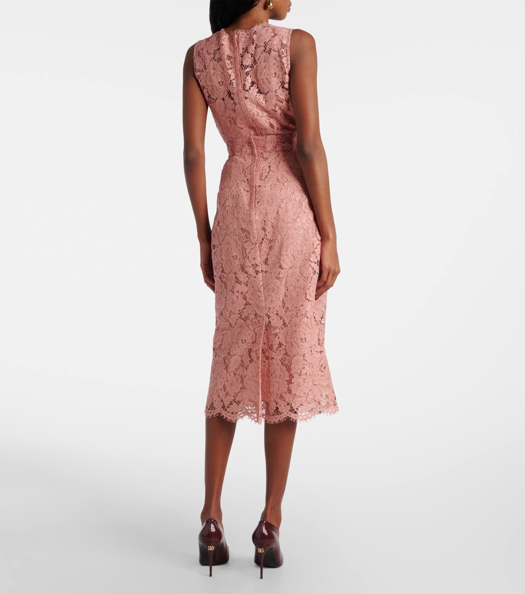 Lace midi skirt - 3