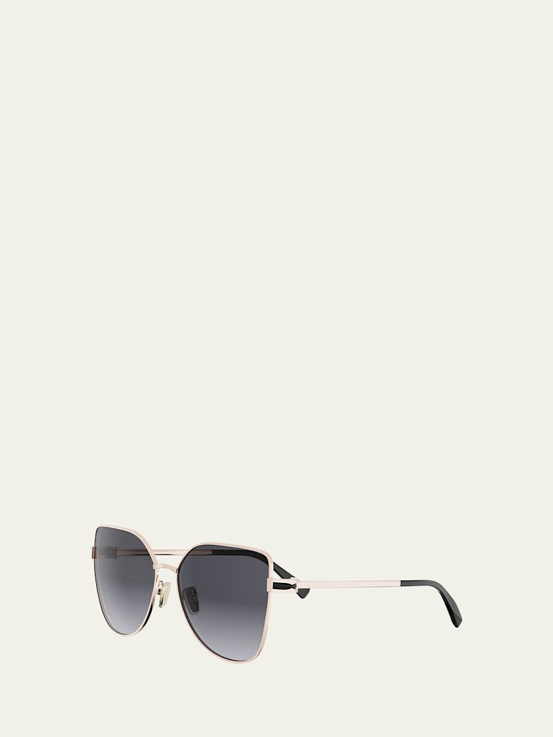 BVLGARI B. zero1 Metal Square Sunglasses outlook