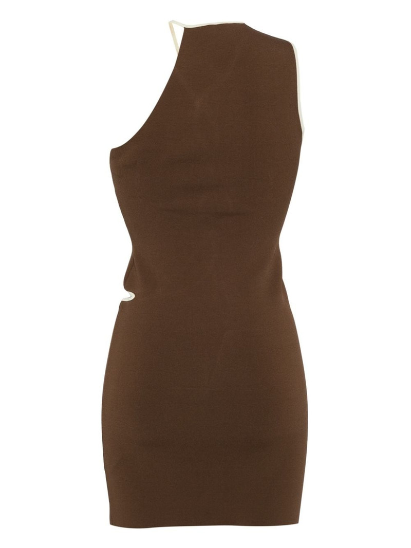 Paris Georgia cut-out knitted mini dress outlook