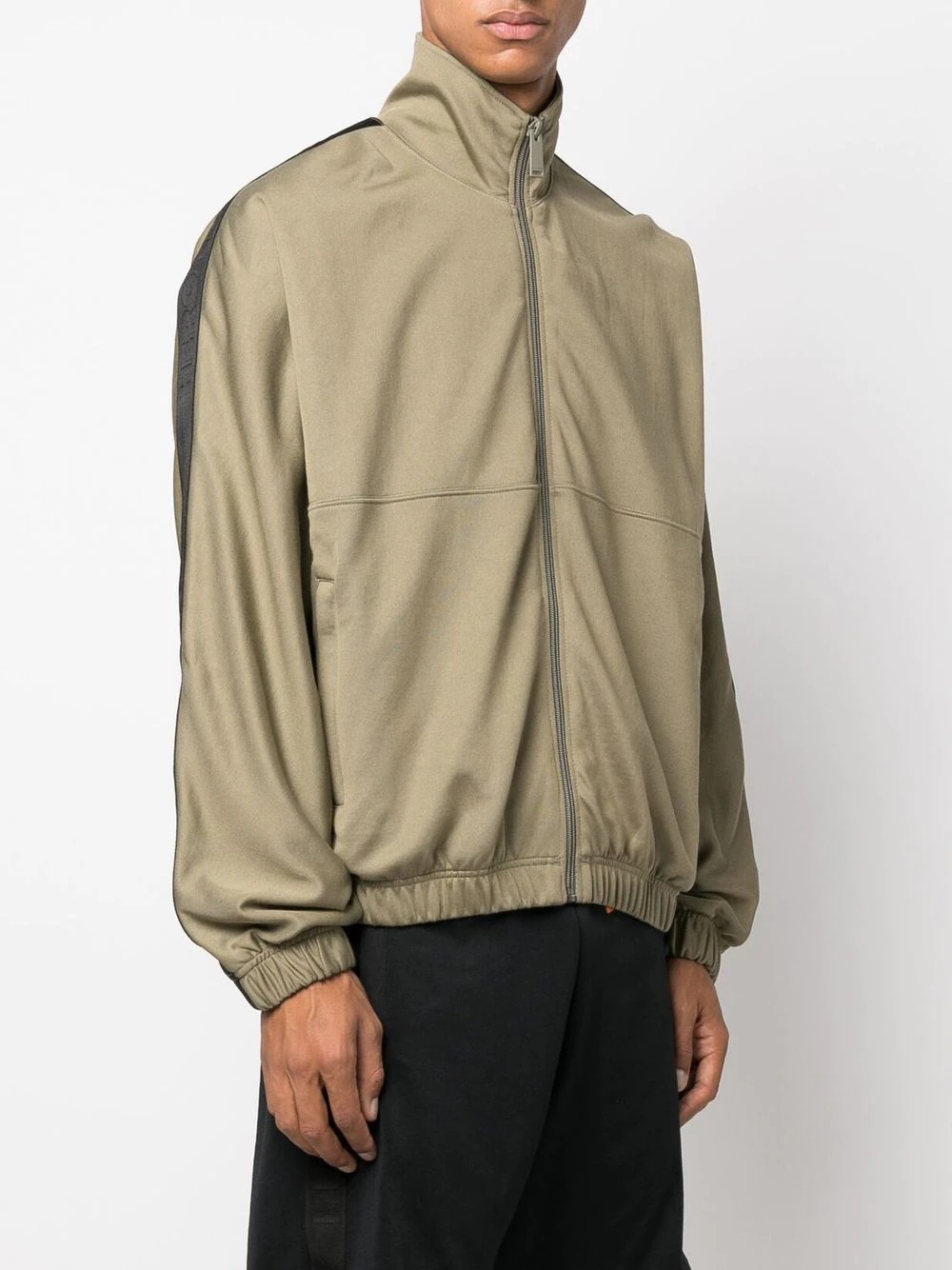 embroidered logo track top - 3