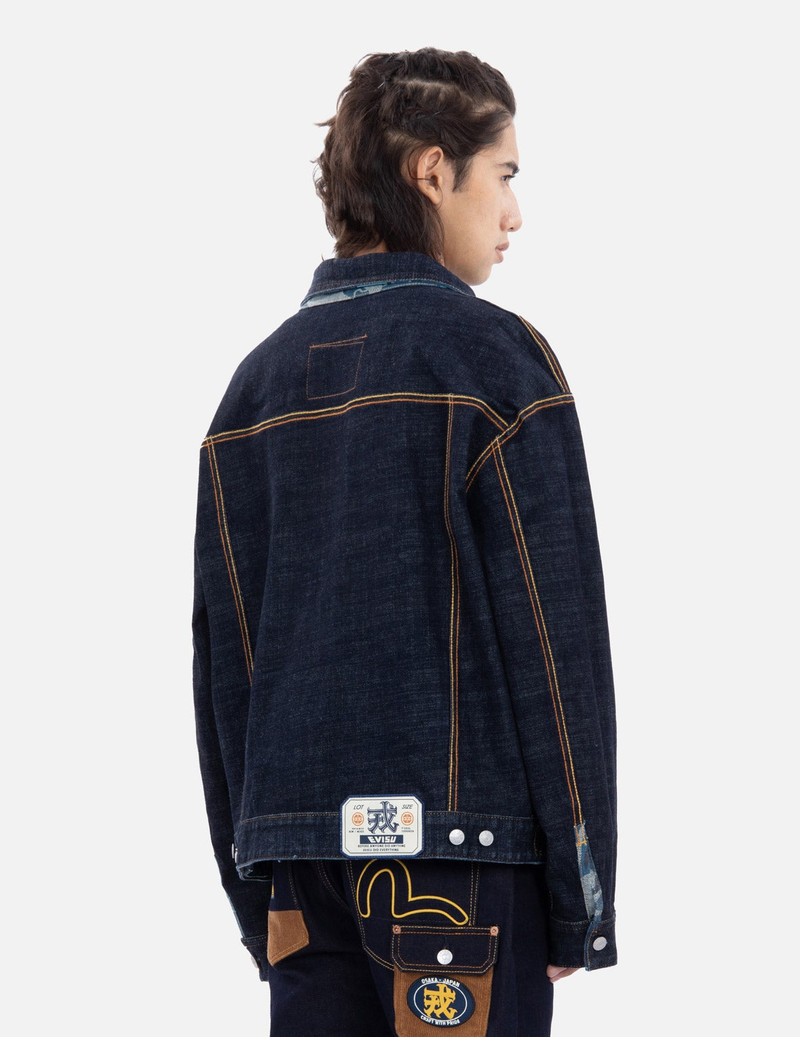 Allover Camouflage-Pattern Reversible Denim Jacket 12