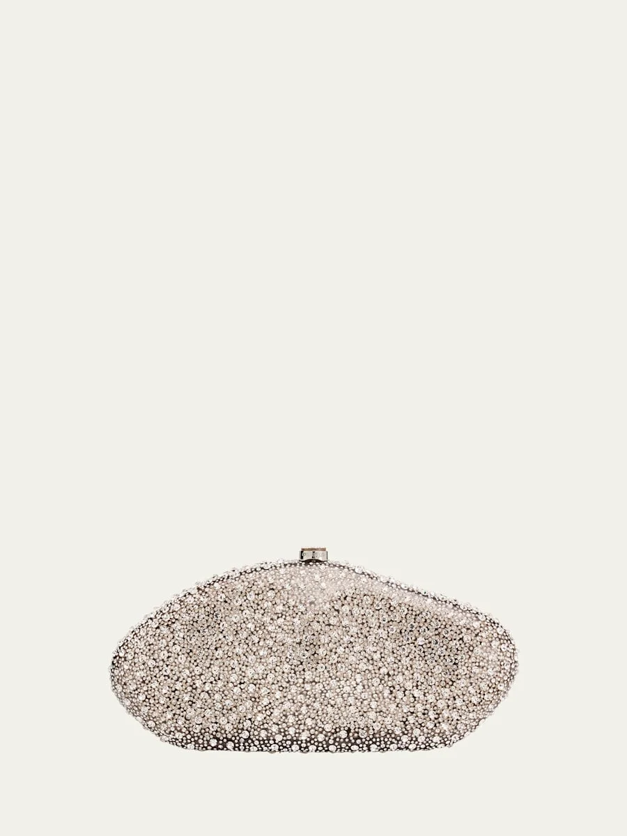 The Caldera Rhinestone Acrylic Clutch Bag - 1