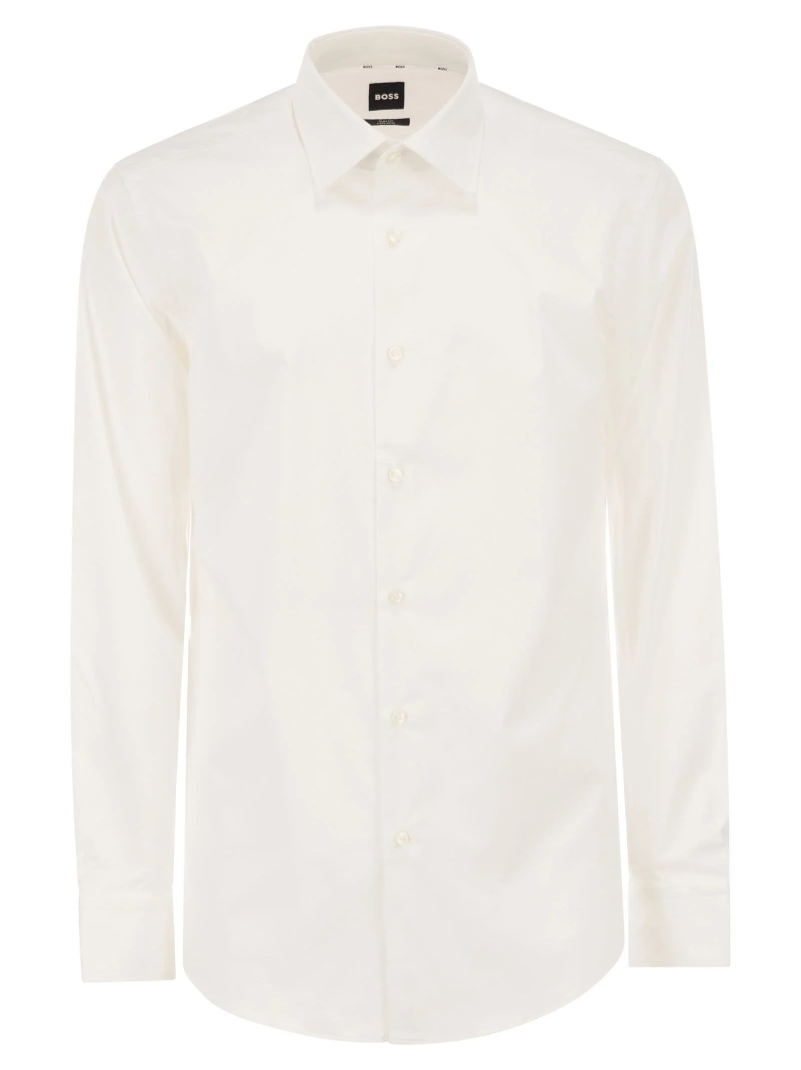 Boss Men Slim Fit Shirt In Easy-Iron Stretch Cotton Poplin - 1