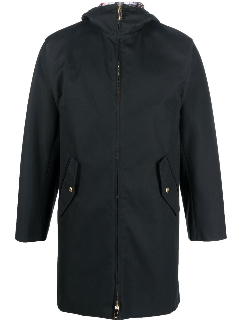 hooded cotton parka - 1