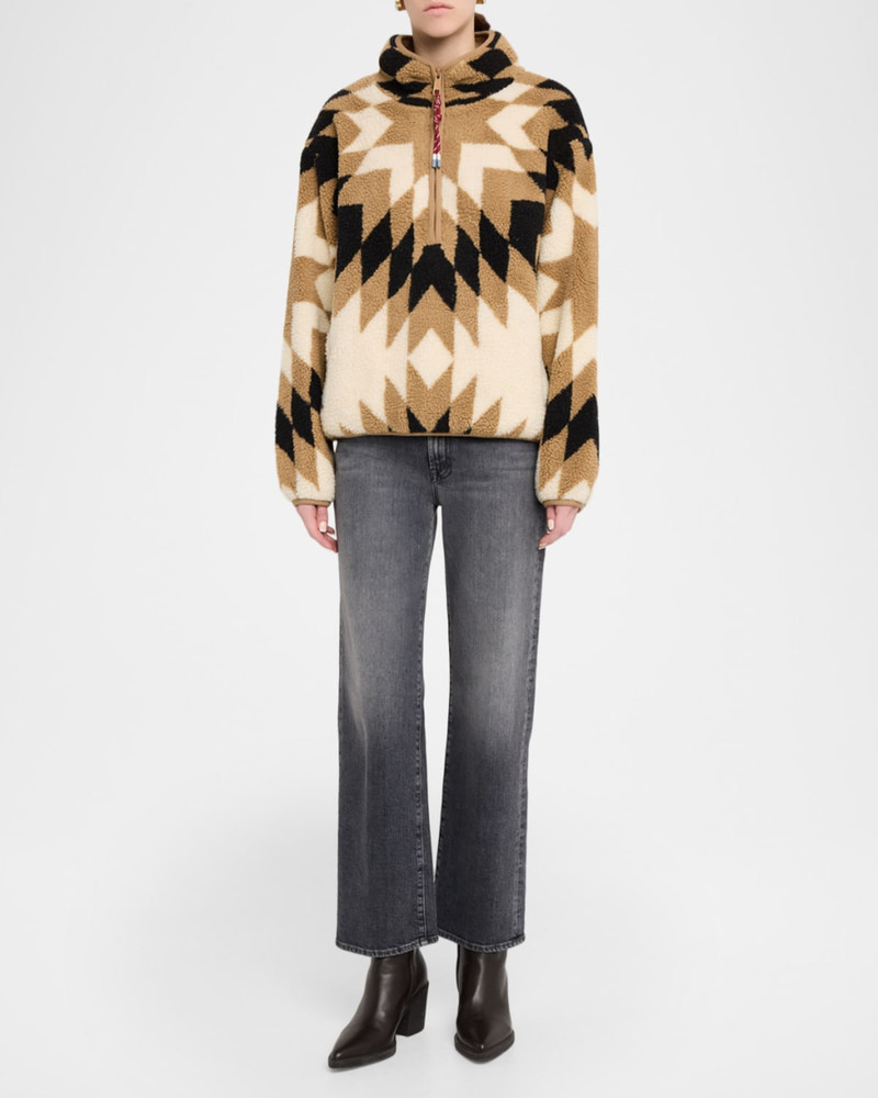 THE UPSIDE Harlow Quarter-Zip Fleece Pullover outlook
