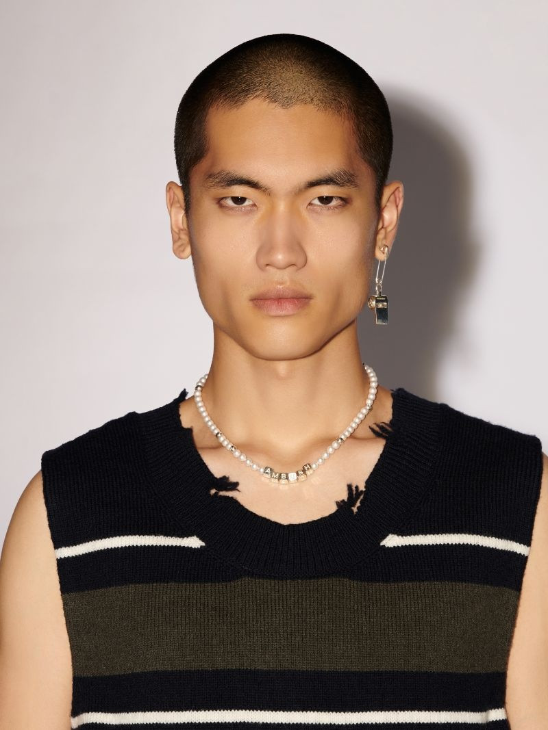 Pearl Letterblock Necklace 3